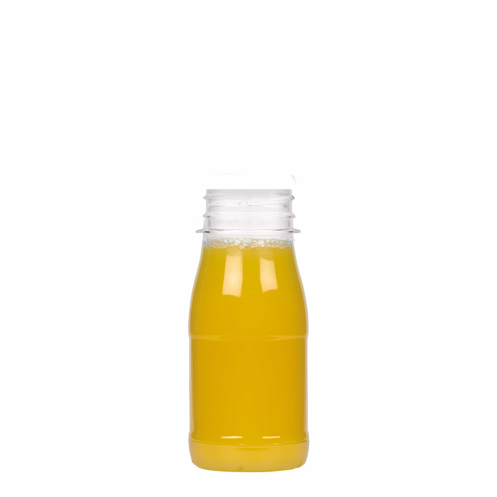 Botella PET de 150 ml 'Milk and Juice', plástico, boca: 38 mm