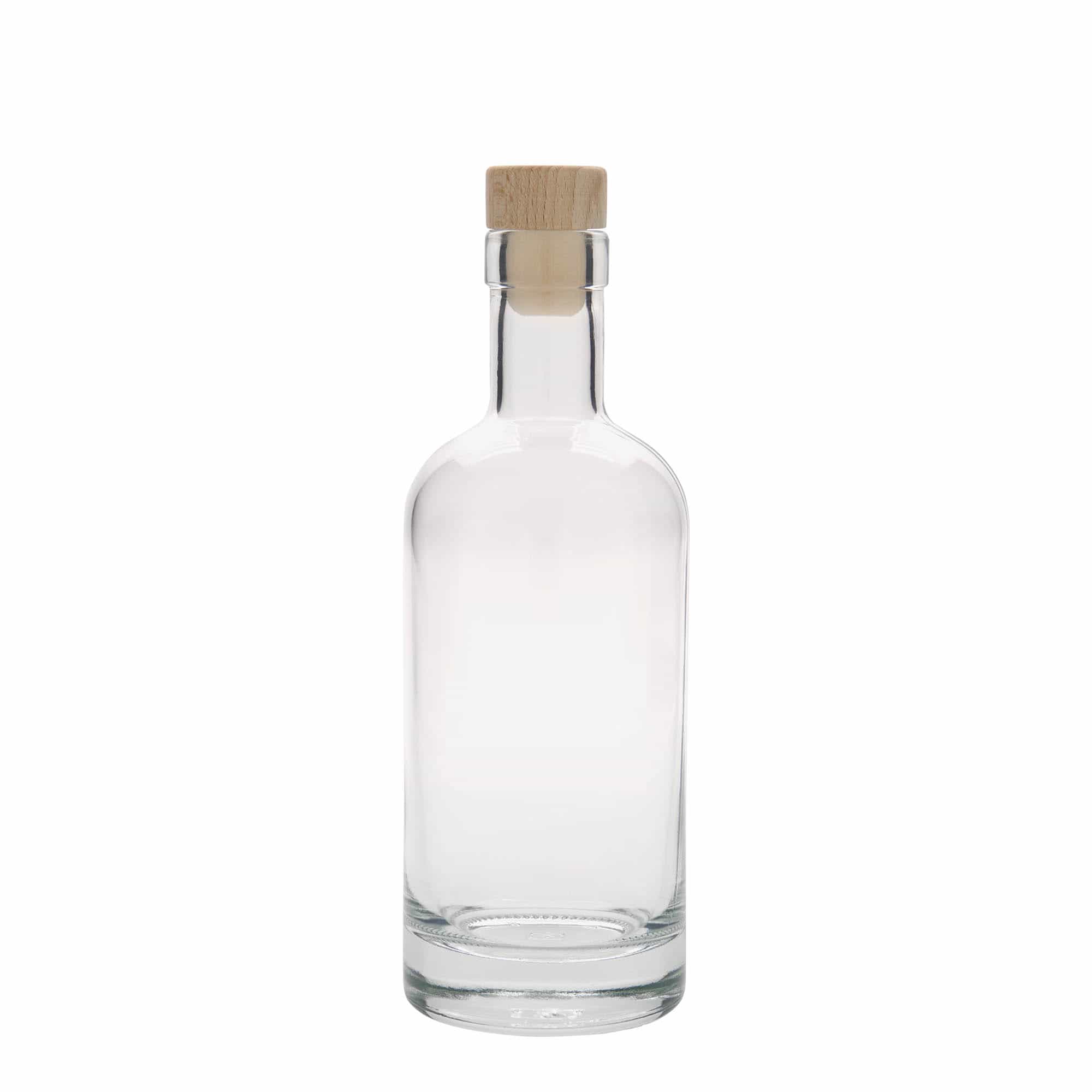 Botella de vidrio de 350 ml 'Linea Uno', boca: corcho