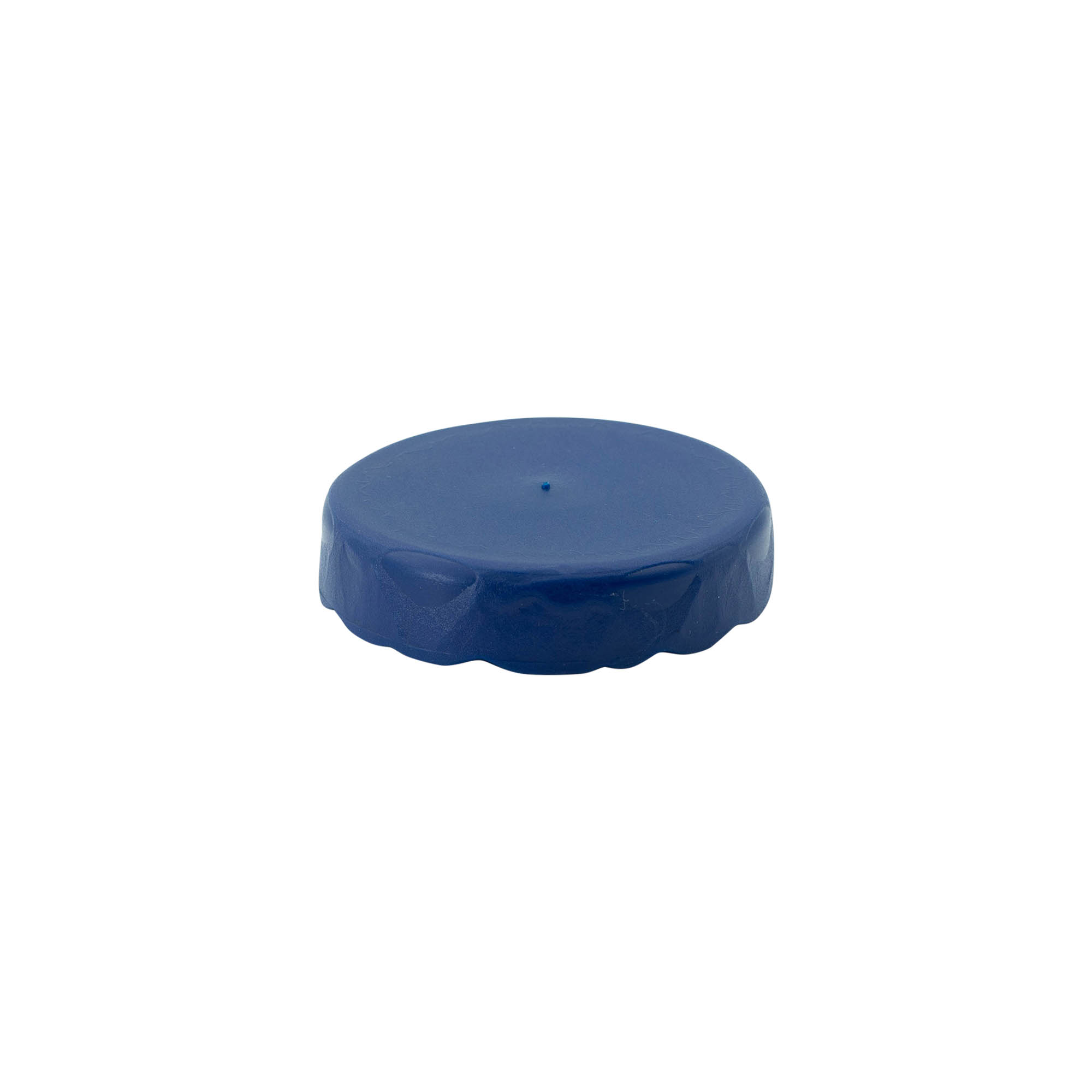 Tapa de solapa para olla de cerámica de cuello estrecho, plástico HDPE, azul Tapa de solapa para olla de cerámica de cuello estrecho, plástico HDPE, azul