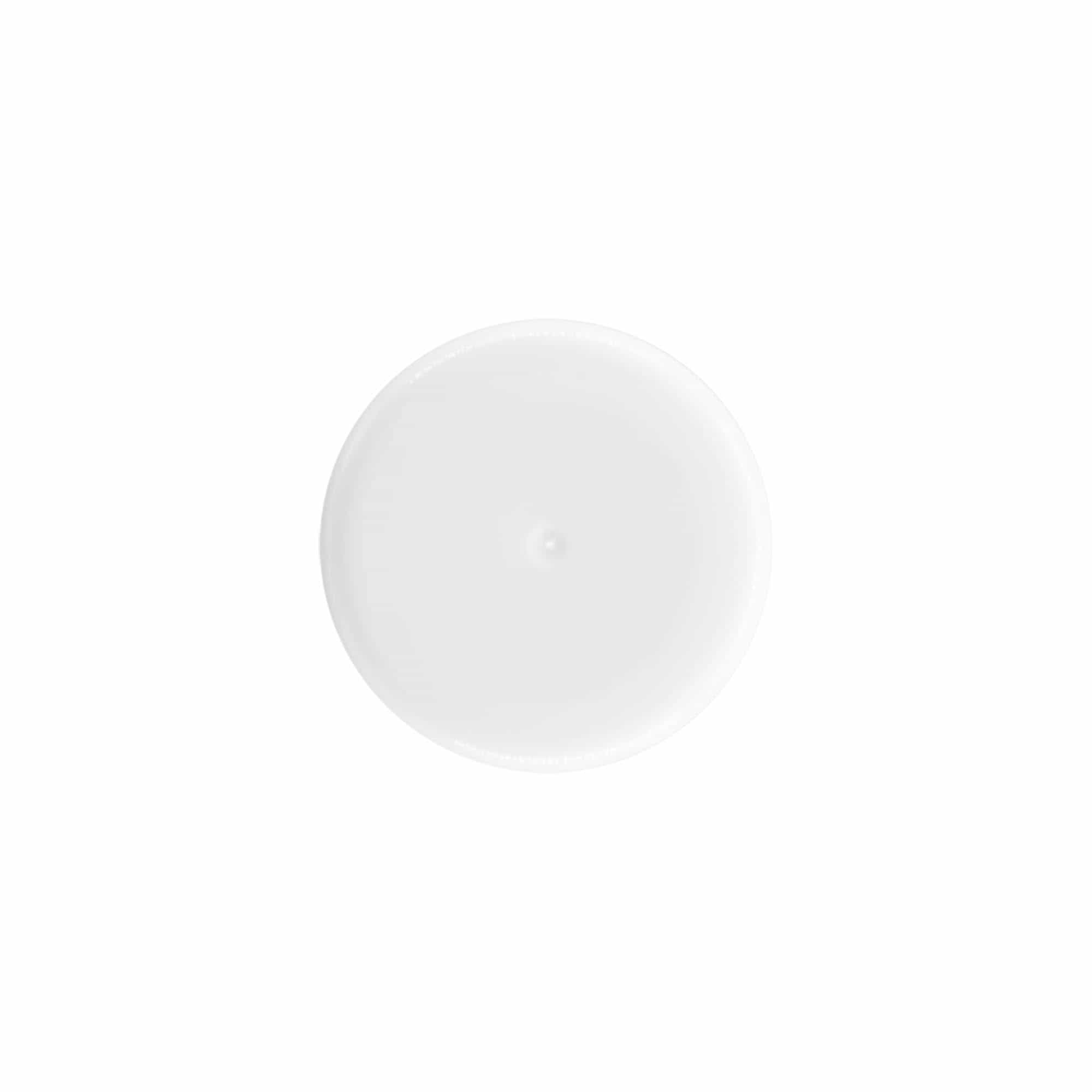 Tapa para frasco roll-on de 50 ml, plástico de PP, blanco, para boca: tapón de rosca