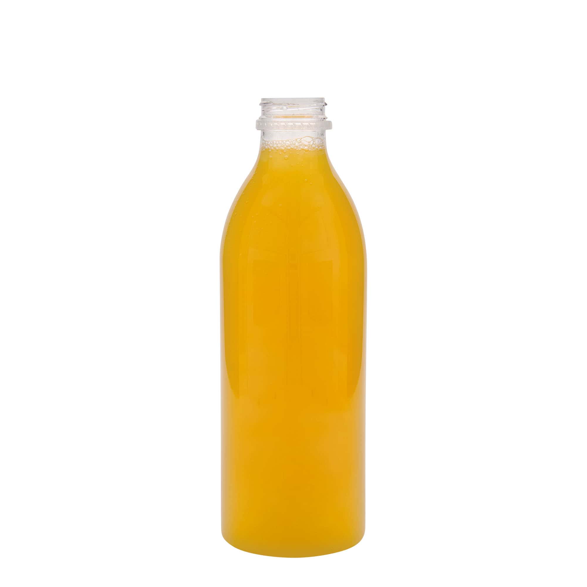 Botella PET estándar de 1.000 ml, plástico, boca: 38 mm Botella PET estándar de 1.000 ml, plástico, boca: 38 mm