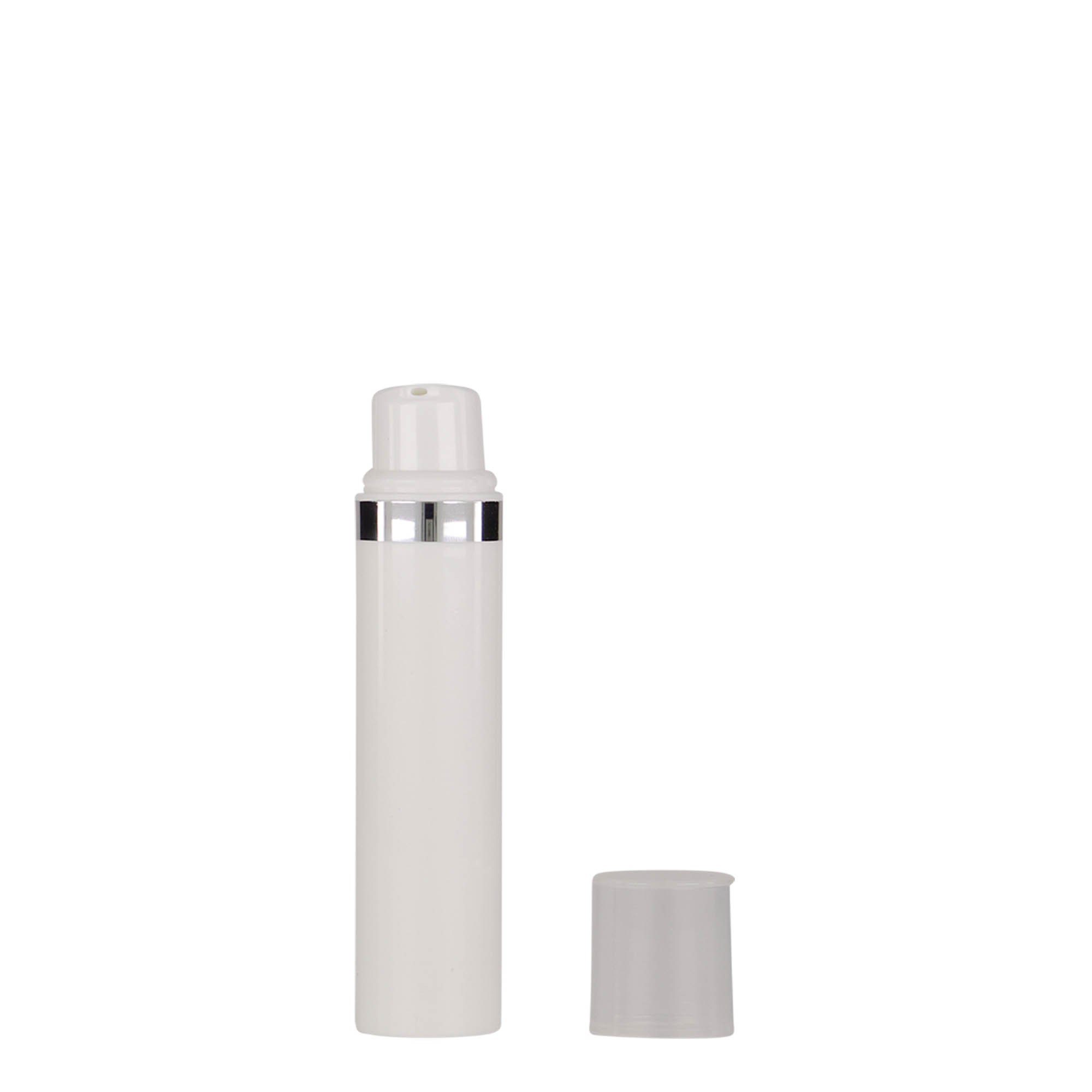 Dispensador Airless de 15 ml 'Nano', plástico PP, blanco