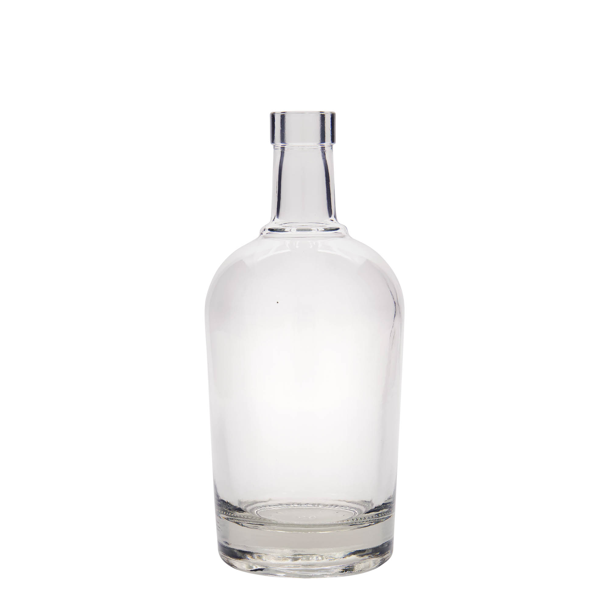 Botella de vidrio de 700 ml 'Amarillo', boca: corcho