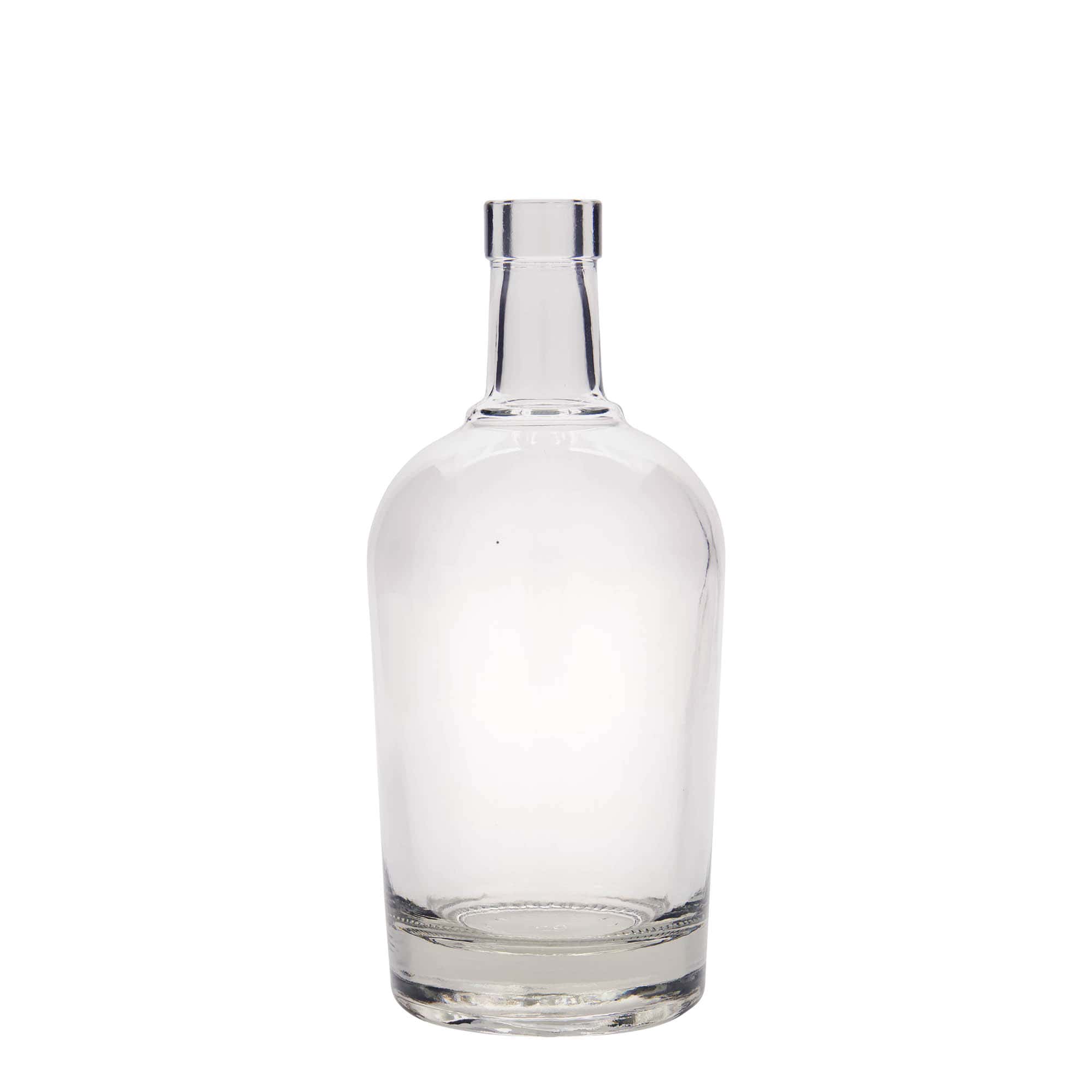 Botella de vidrio de 700 ml 'Amarillo', boca: corcho