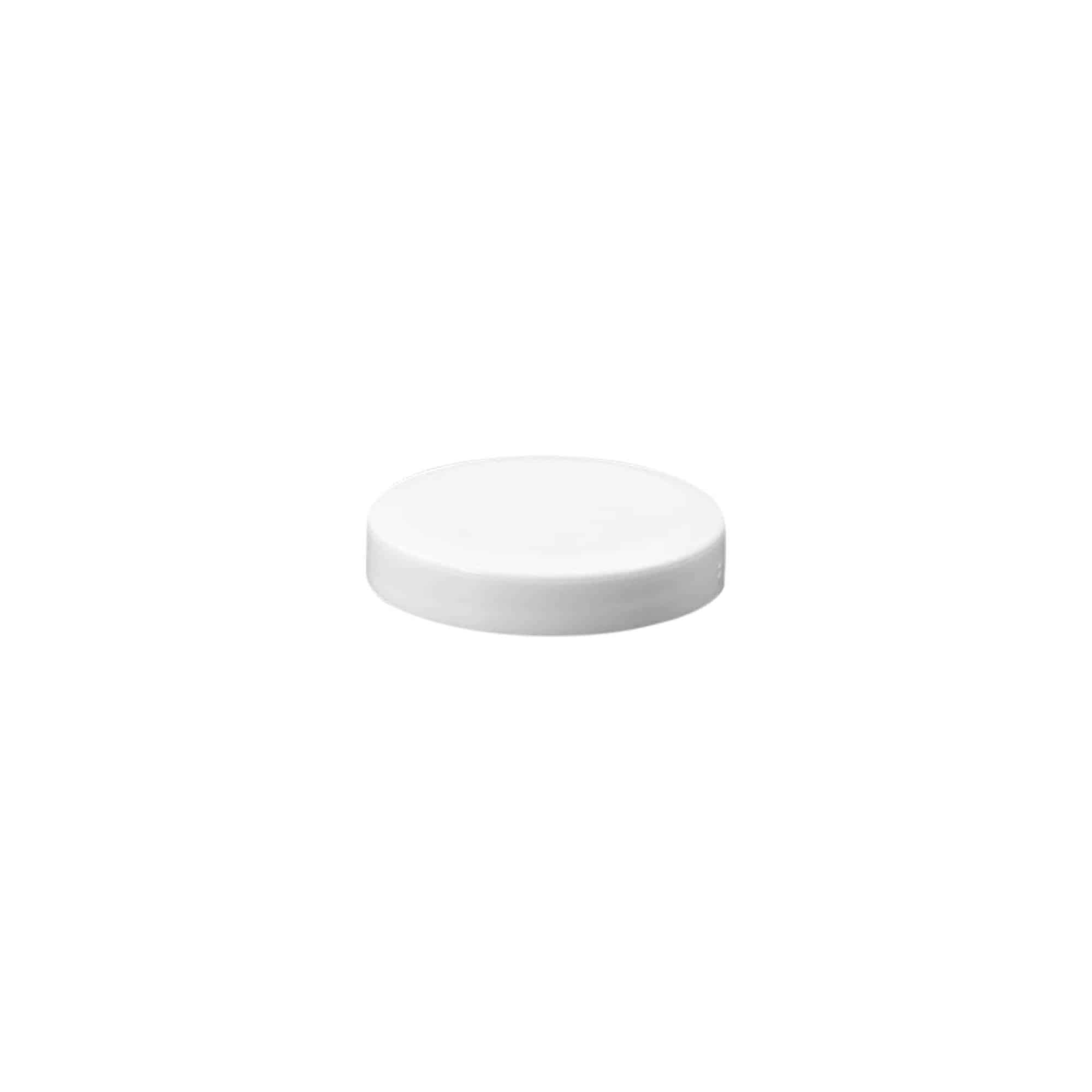 Tapón roscado 'White Line' 6 ml, plástico PP, blanco