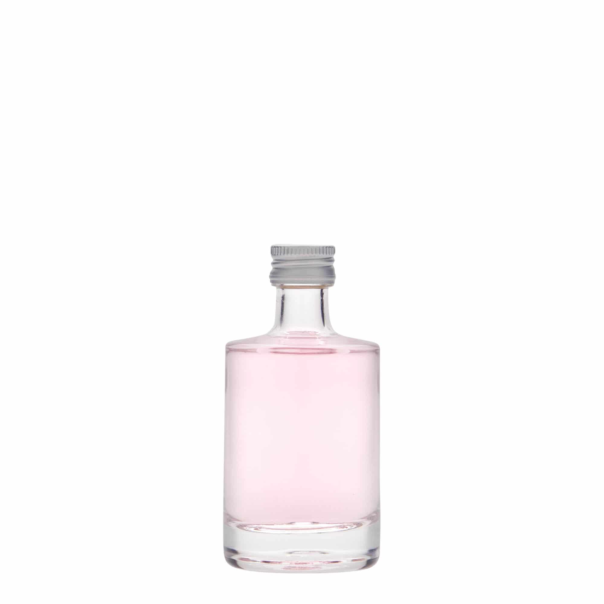 Botella de vidrio de 50 ml 'Aventura', boca: PP 18 Botella de vidrio de 50 ml 'Aventura', boca: PP 18