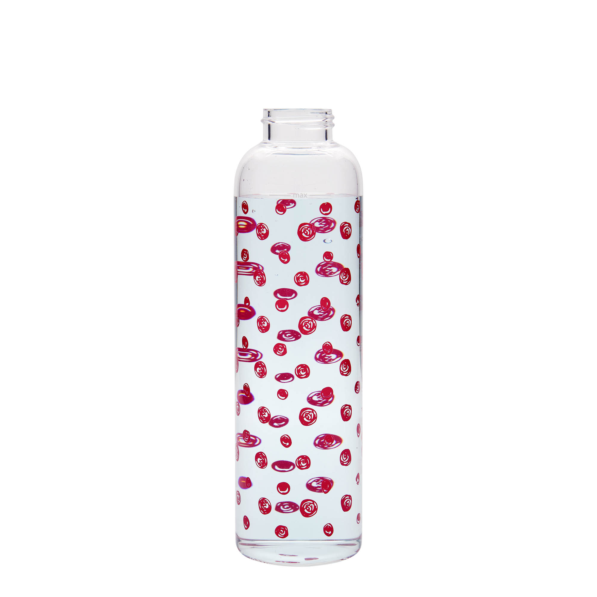 Botella para beber de 500 ml 'Perseus - Puntos rojos', boca: cierre de rosca Botella para beber de 500 ml 'Perseus - Puntos rojos', boca: cierre de rosca