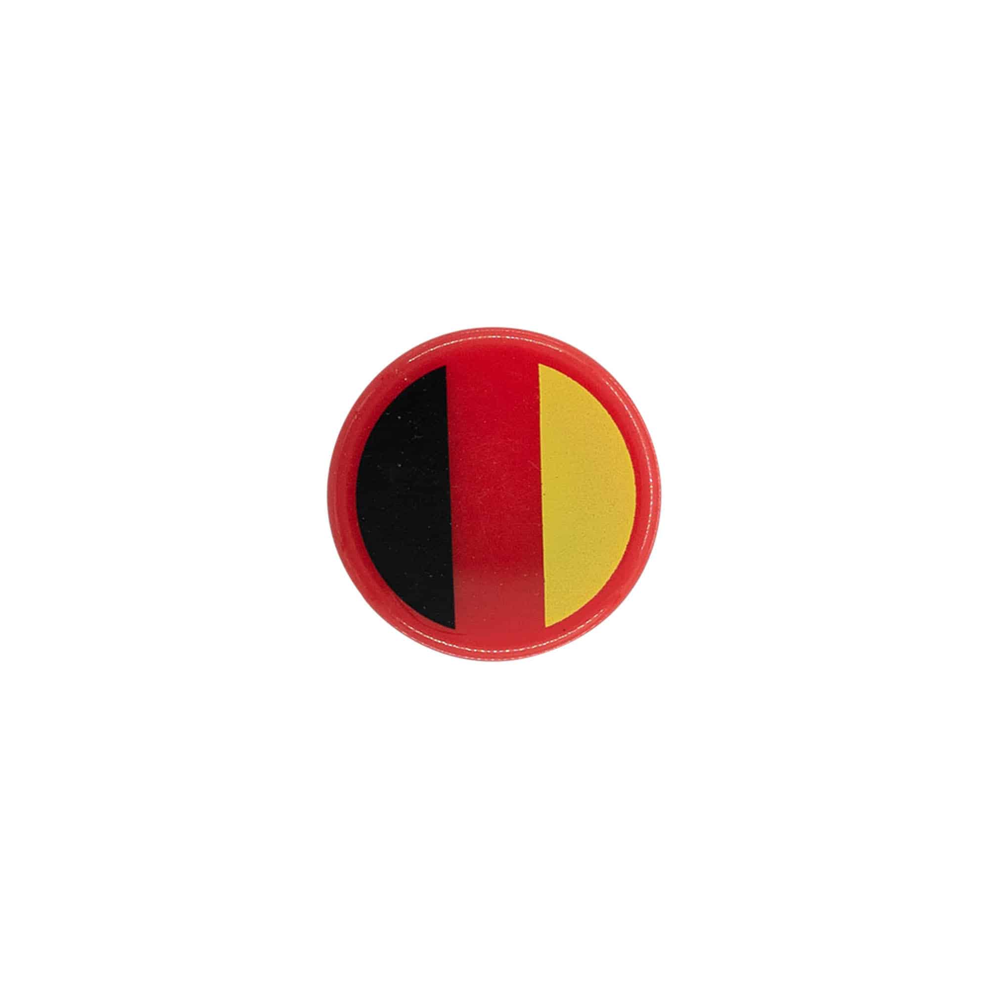 Corcho con cabeza 'Alemania' de 19 mm, plástico, multicolor, para boca: corcho