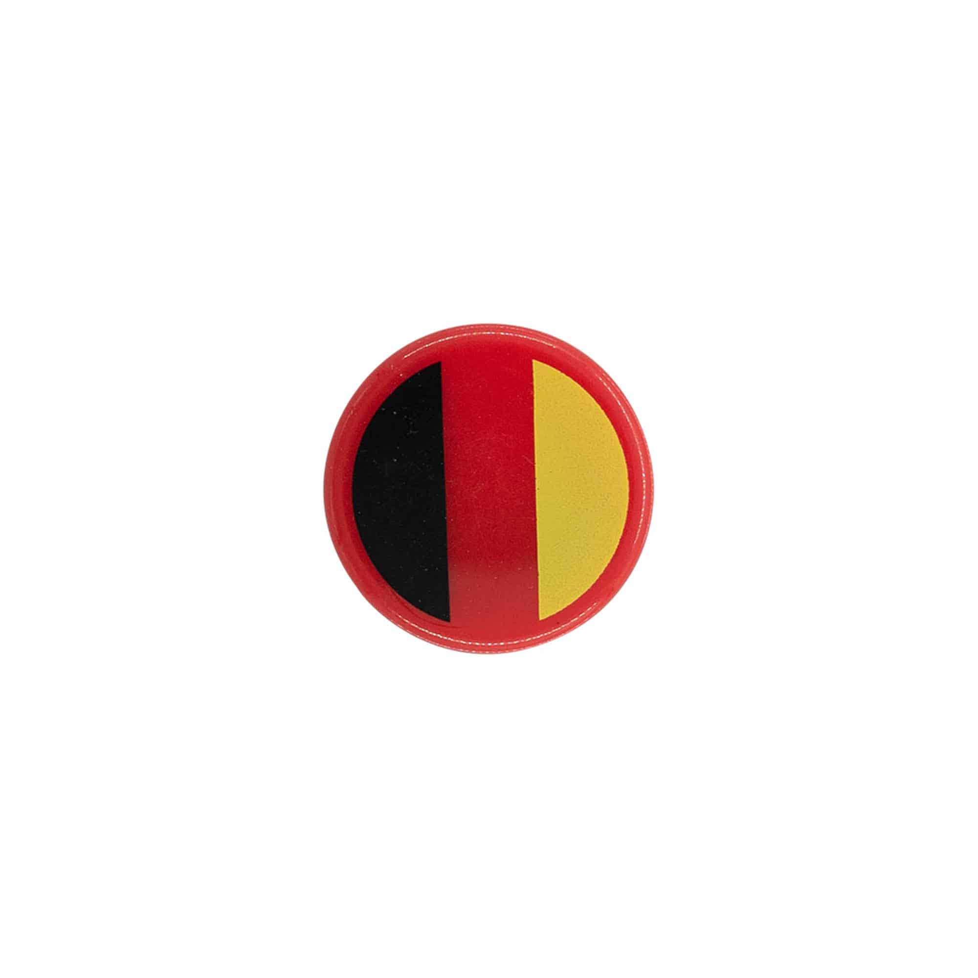 Tapón de corcho con asa 19 mm «Deutschland», plástico, multicolor, para boca: corcho