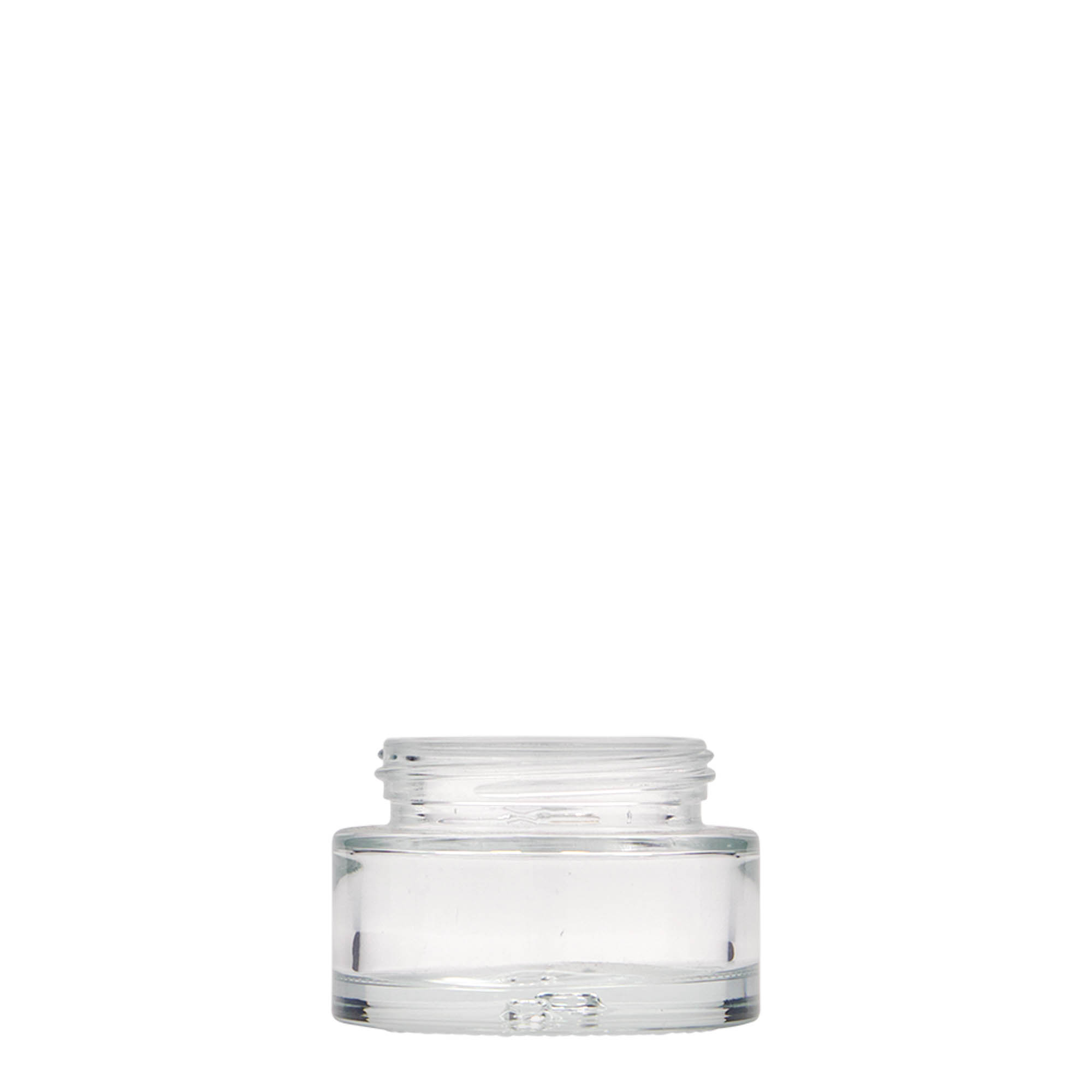30 ml tarro 'Clear Edition', vidrio, boca: cierre de rosca