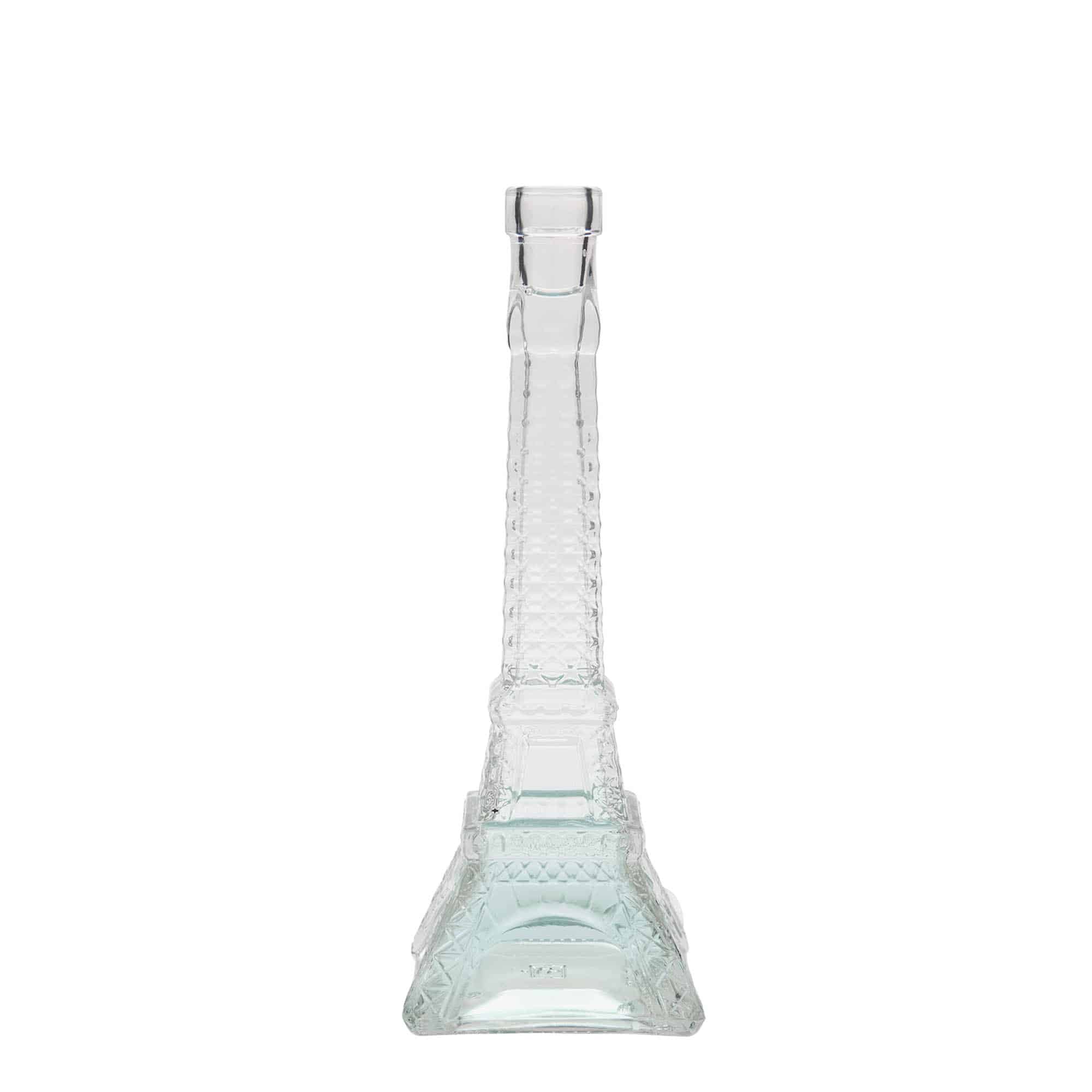 Botella de cristal de 200 ml «Torre Eiffel», boca: corcho