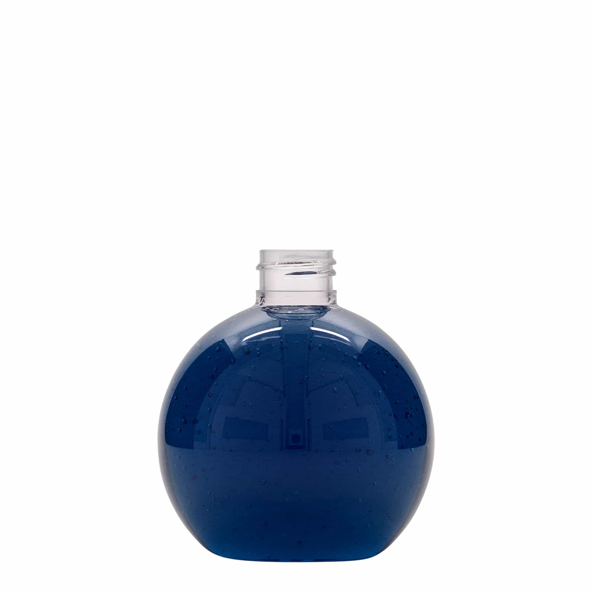 Botella de PET 'Perry' de 250 ml, redonda, plástico, boca: GPI 24/410