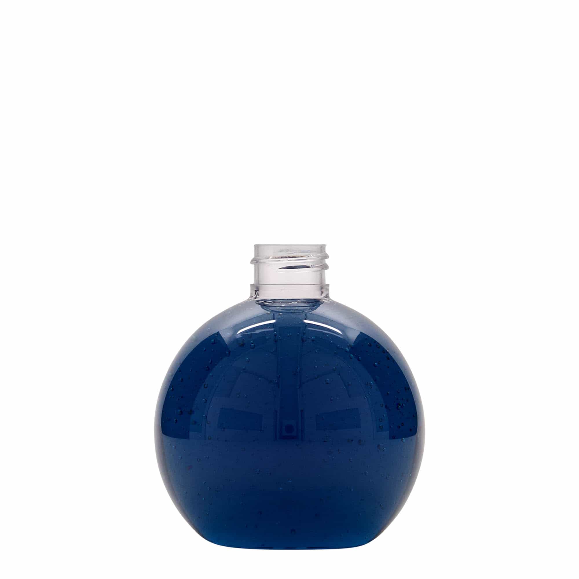 Botella de PET 'Perry' de 250 ml, redonda, plástico, boca: 24/410