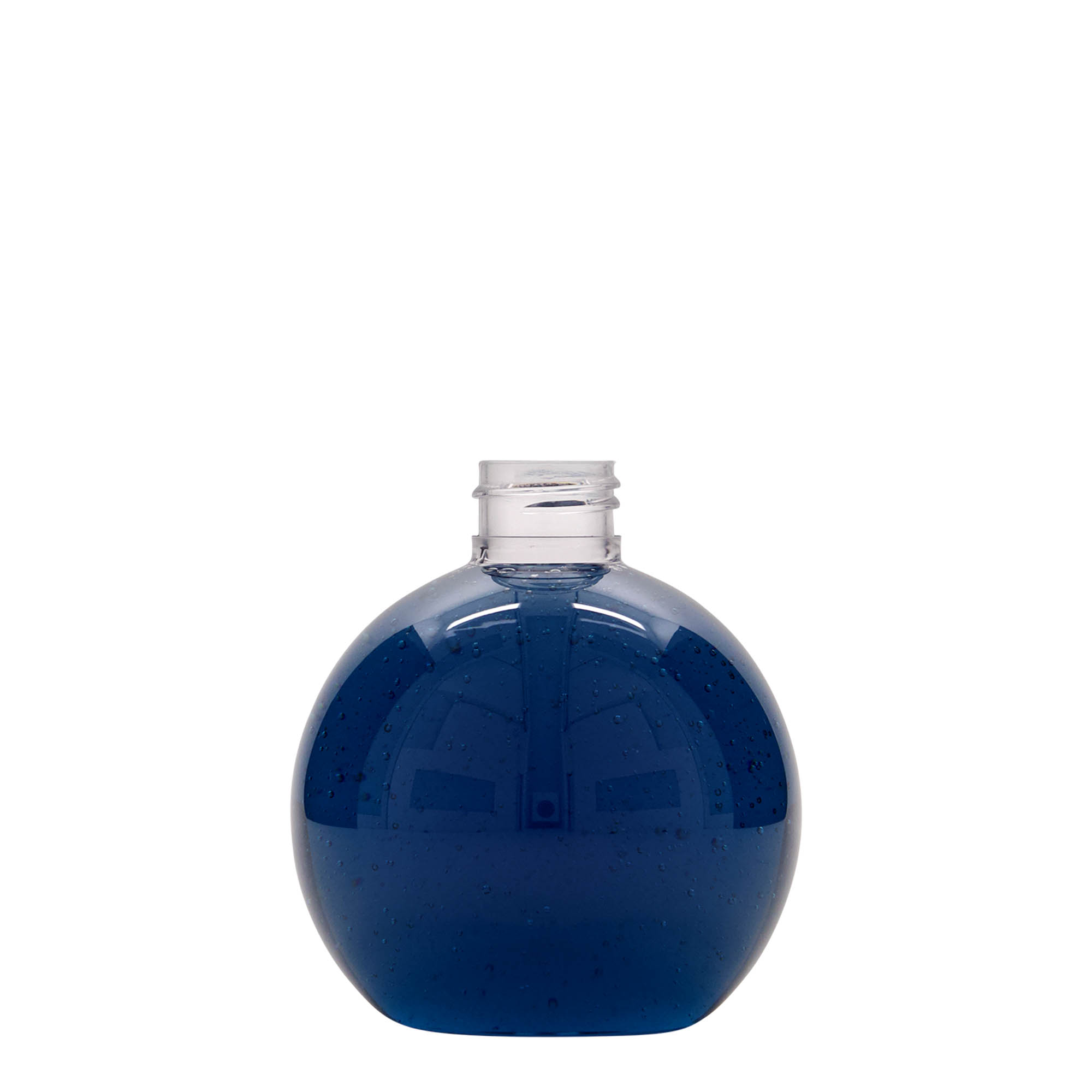Botella PET de 250 ml 'Perry', redonda, plástico, boca: 24/410