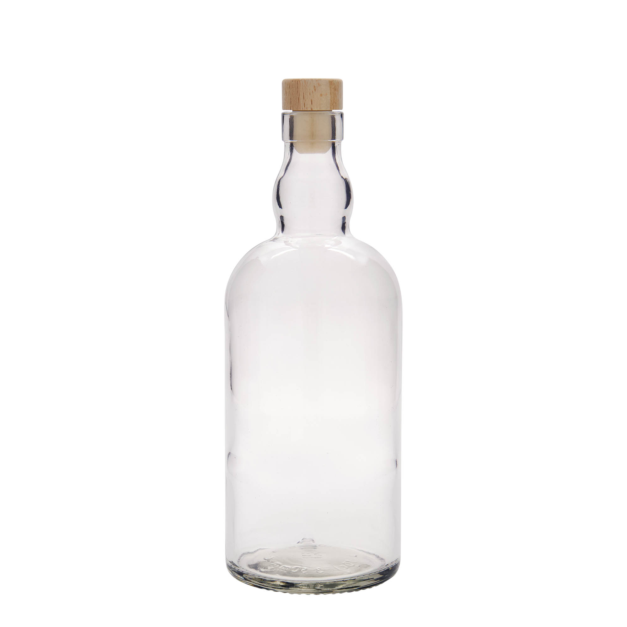 Botella de vidrio de 700 ml 'Aberdeen', boca: corcho