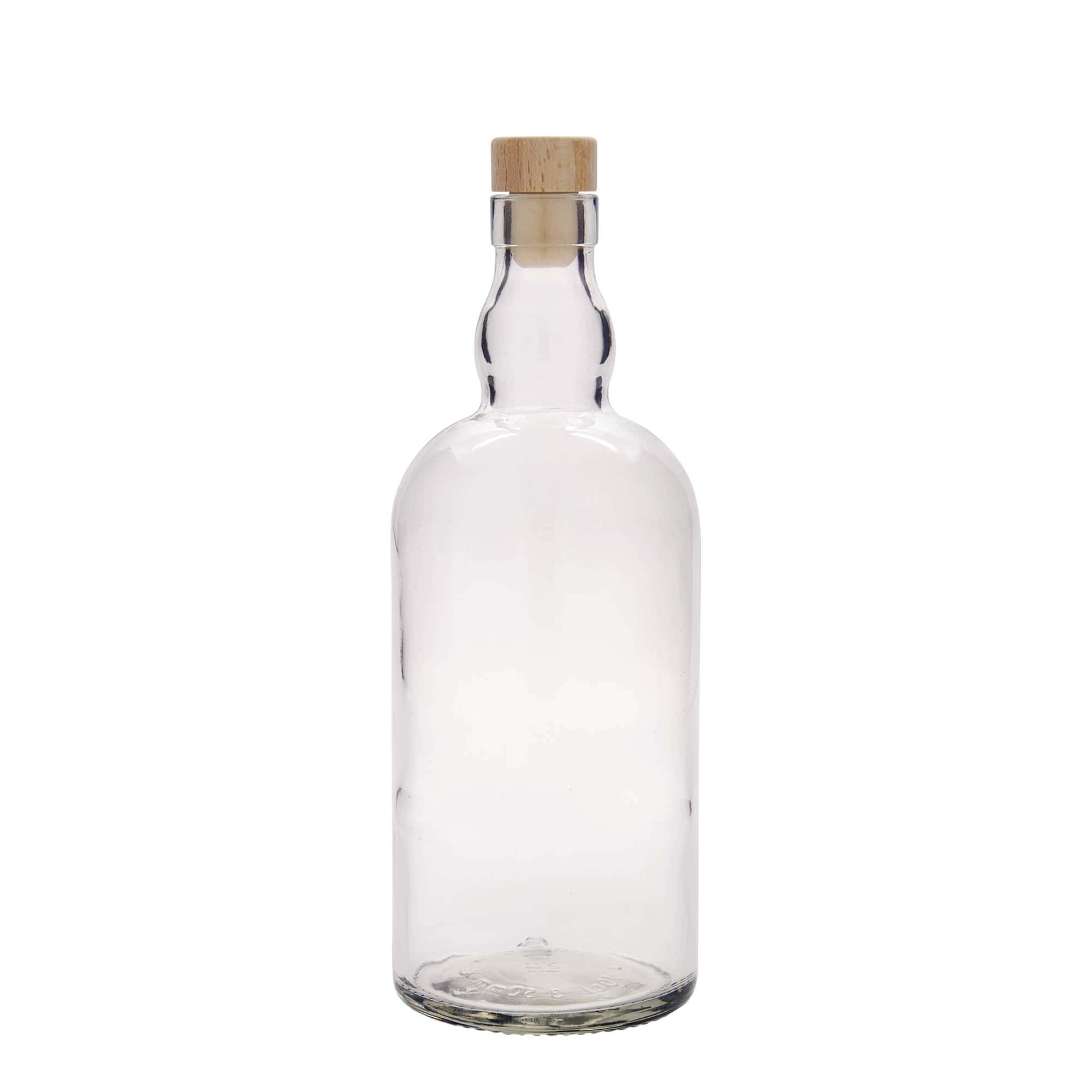 Botella de vidrio de 700 ml 'Aberdeen', boca: corcho