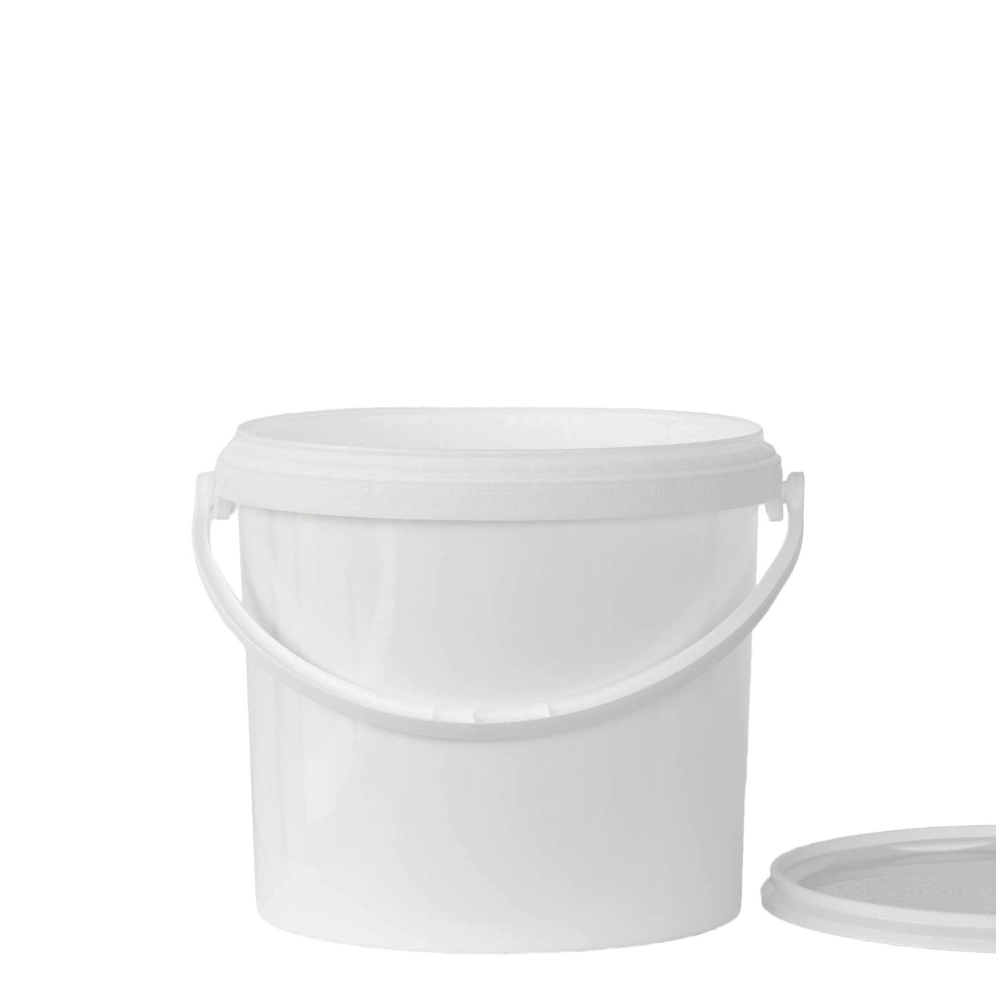 Cubeta de 5 l, plástico PP, blanca