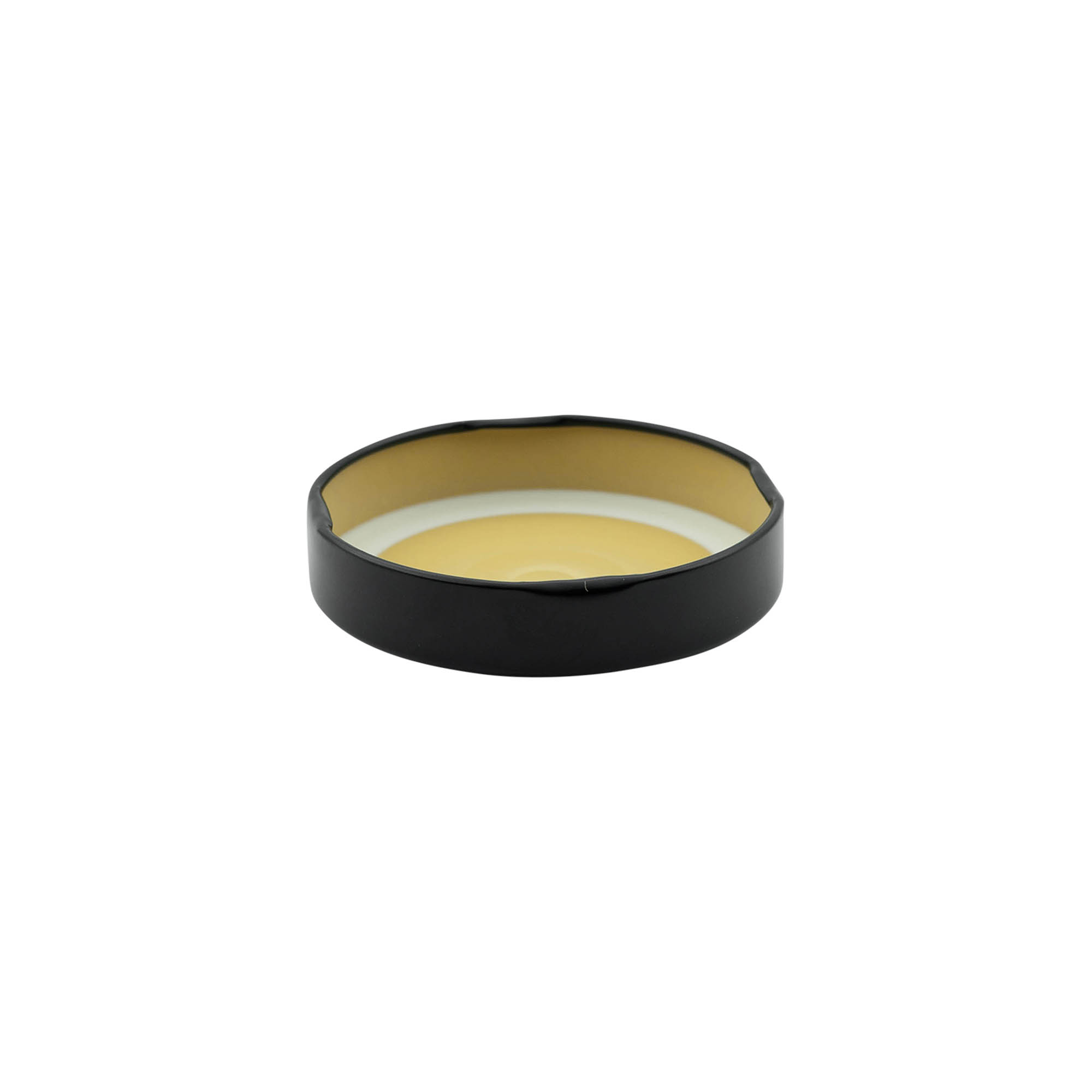 Cierre de rosca profunda, hojalata, negro, para boca: Deep-TO 66