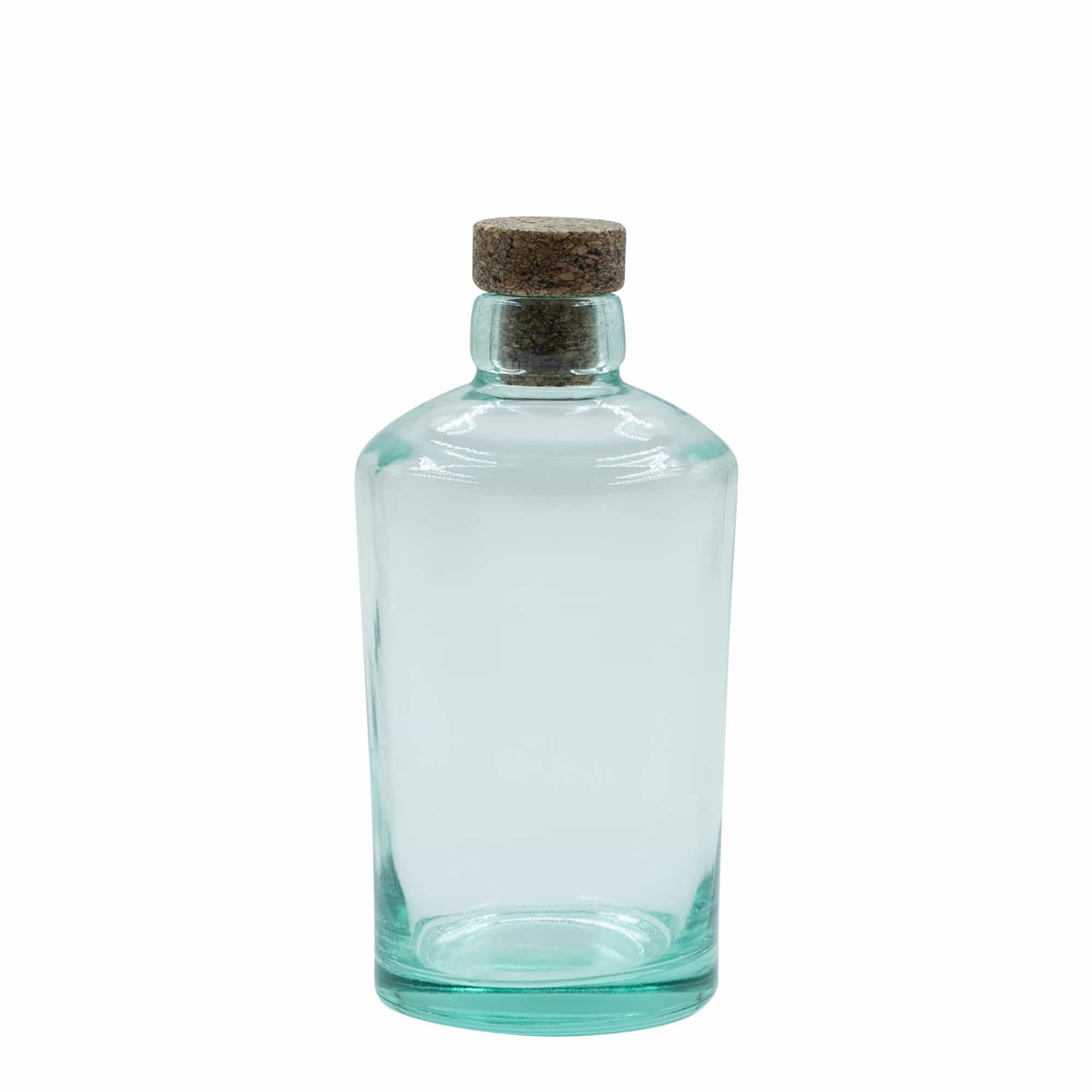 Botella de vidrio 'Barrel' de 500 ml, boca: corcho