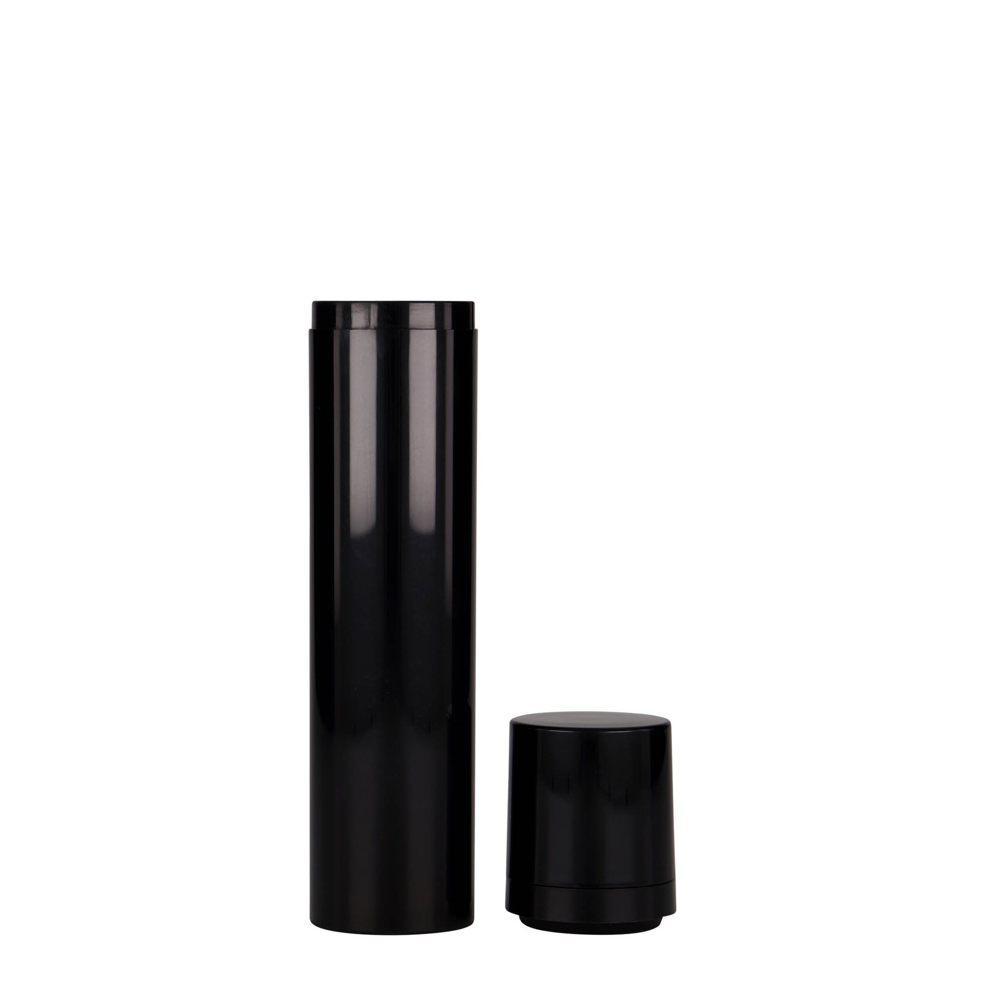 100 ml Dispensador Airless 'Mezzo', plástico PP, negro