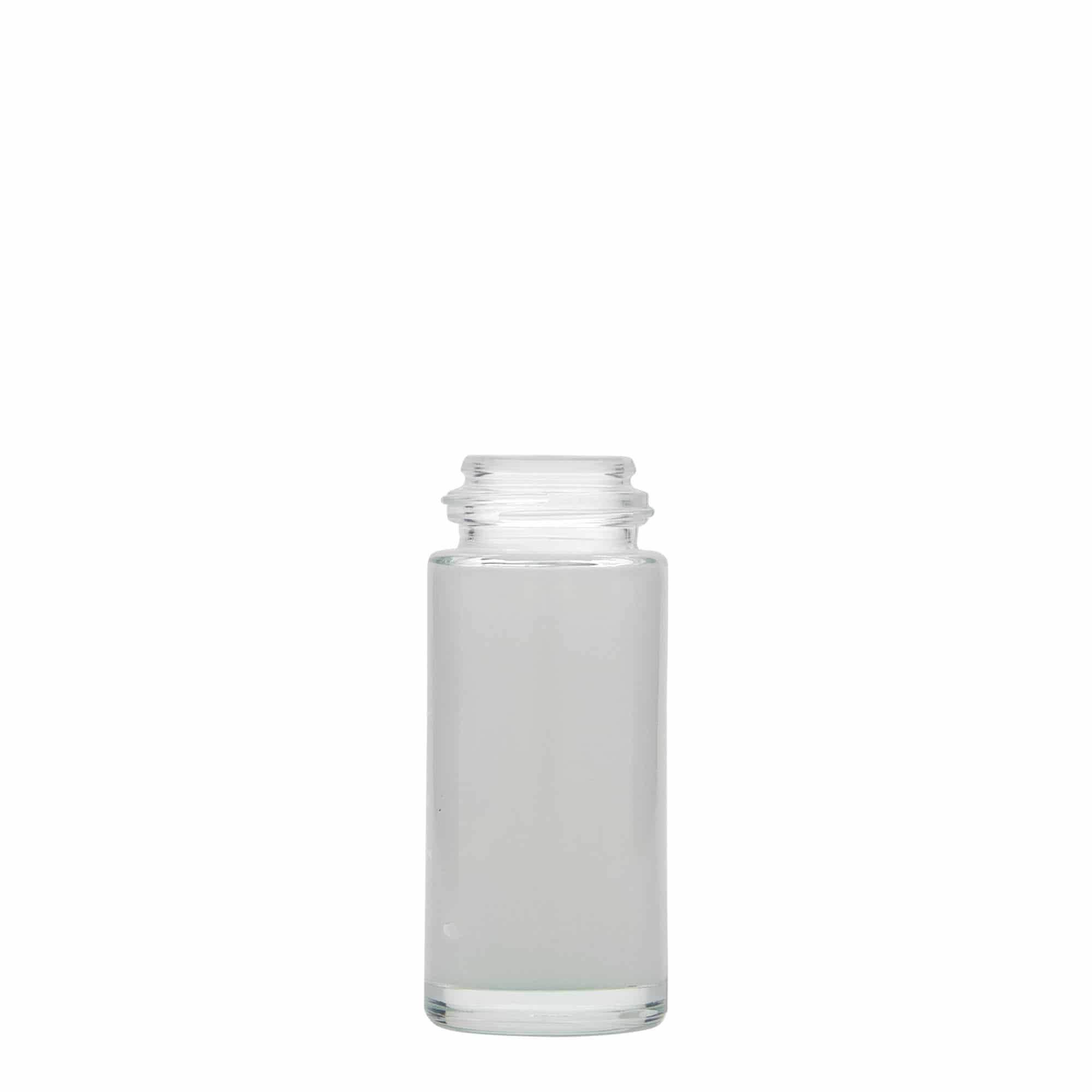 Botella roll-on de 50 ml, vidrio, boca: cierre de rosca