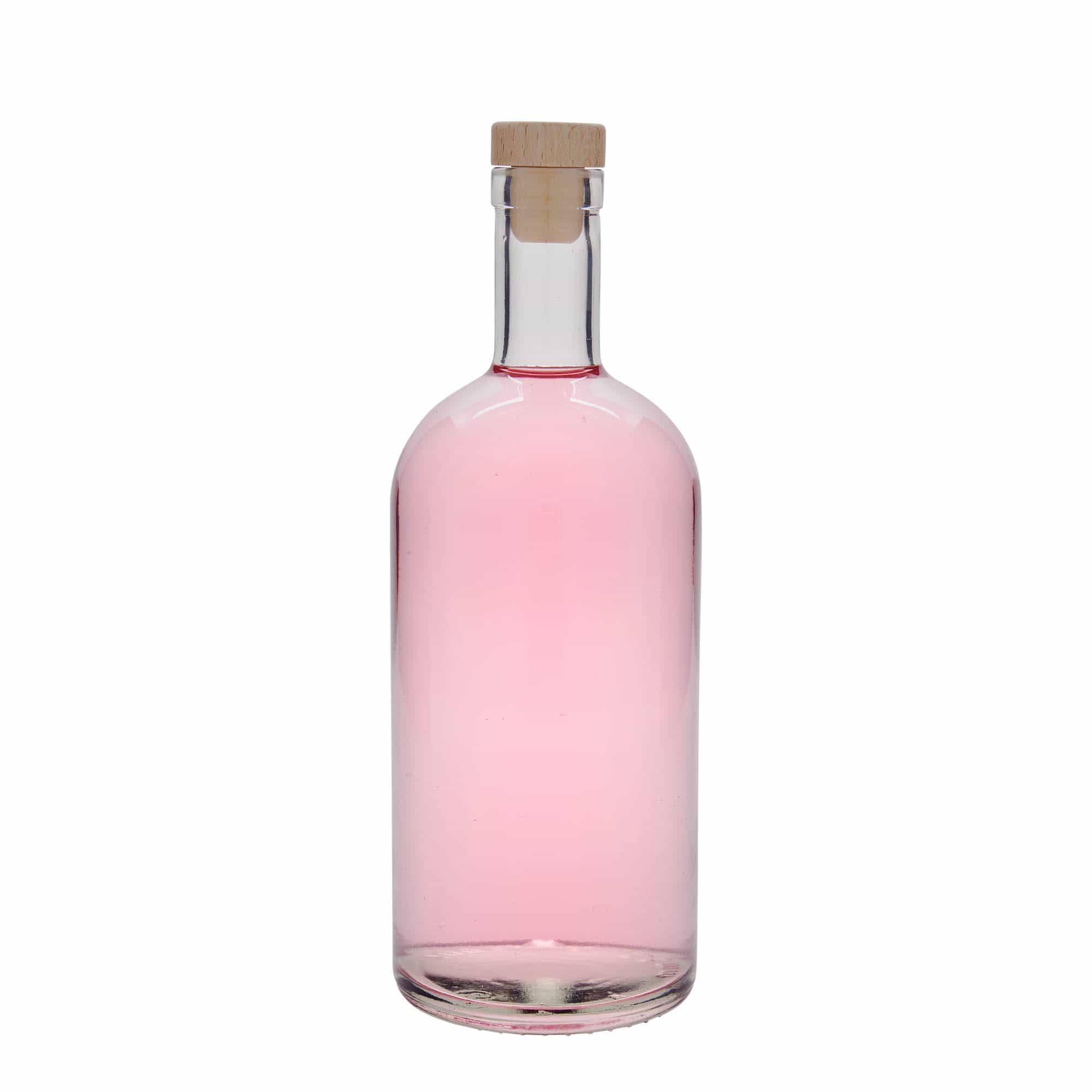 Botella de vidrio 'Gerardino' de 1000 ml, boca: corcho