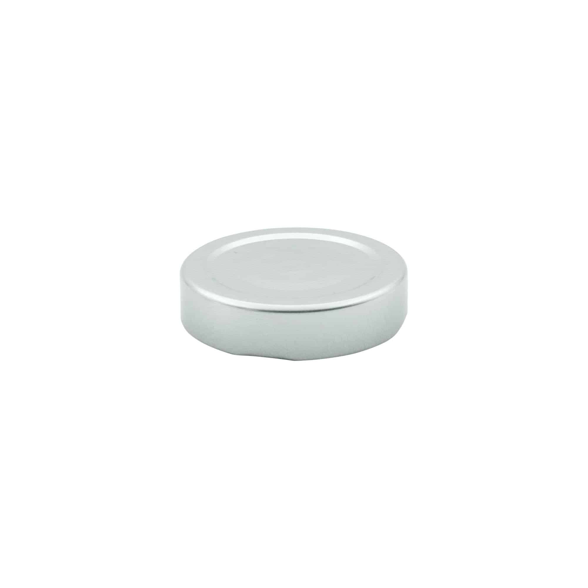 Tapa Deep-Twist-Off, hojalata, plateado, para boca: Deep-TO 58