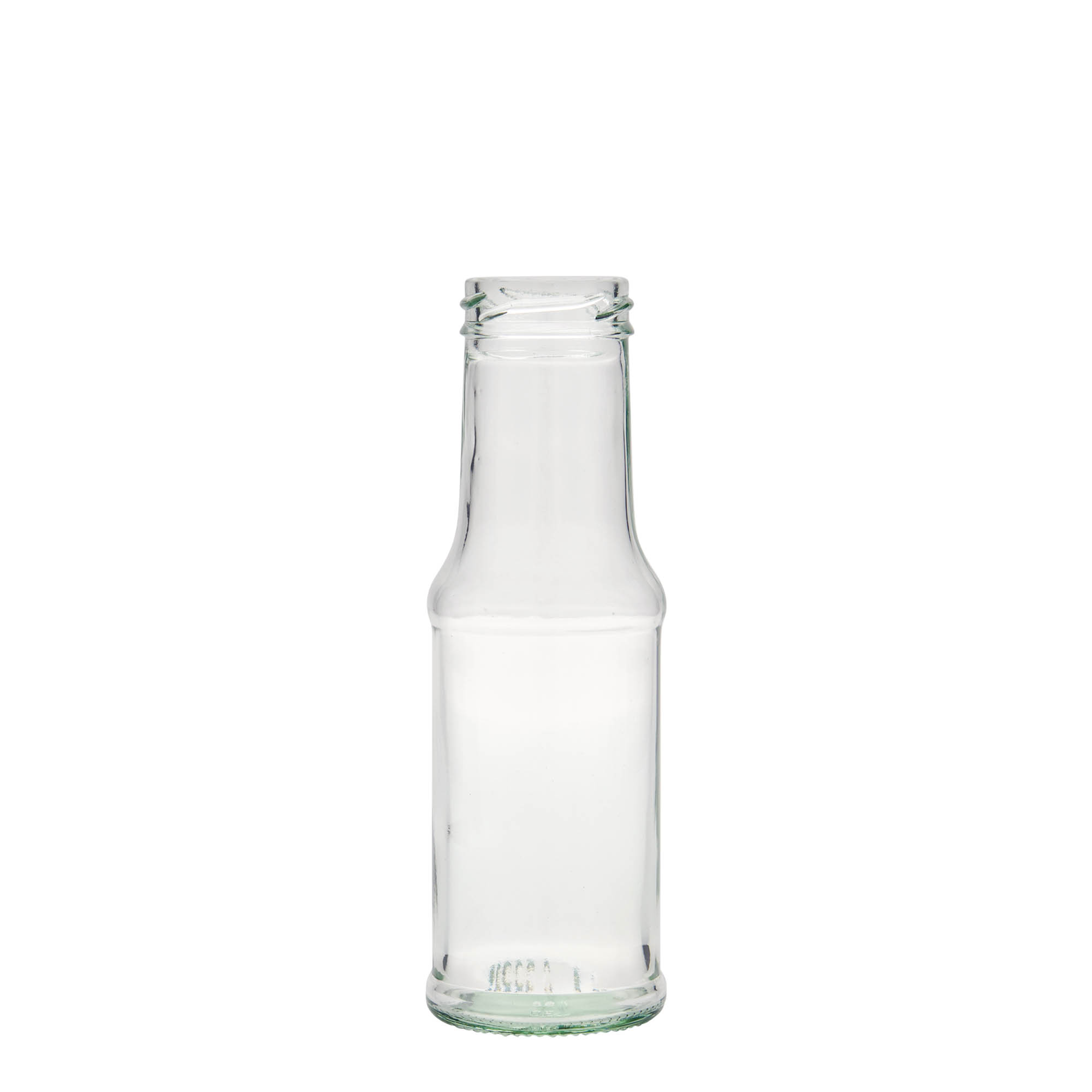 Botella para salsa de 200 ml, vidrio, boca: Twist-Off (TO 43) Botella para salsa de 200 ml, vidrio, boca: Twist-Off (TO 43)