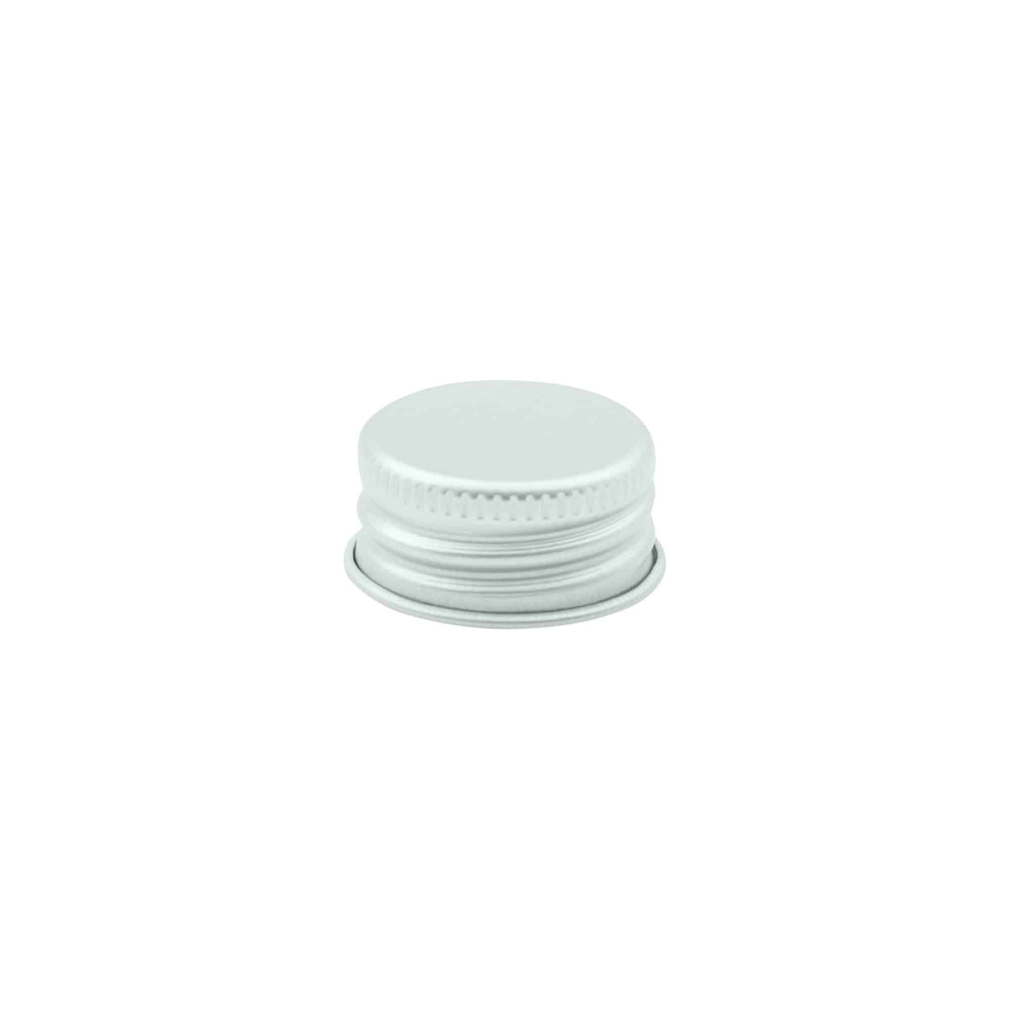 Tapón de rosca, metal, plateado, para boca: 24/410