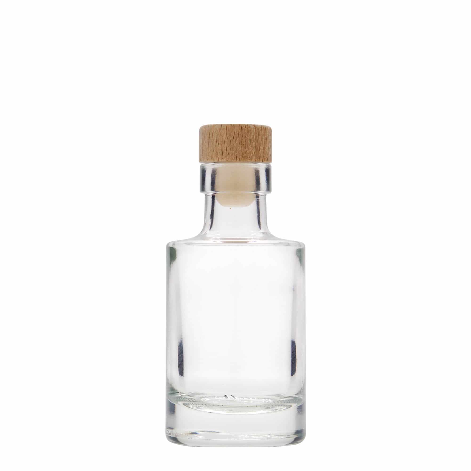 Botella de vidrio 'Aventura' de 100 ml, boca: corcho