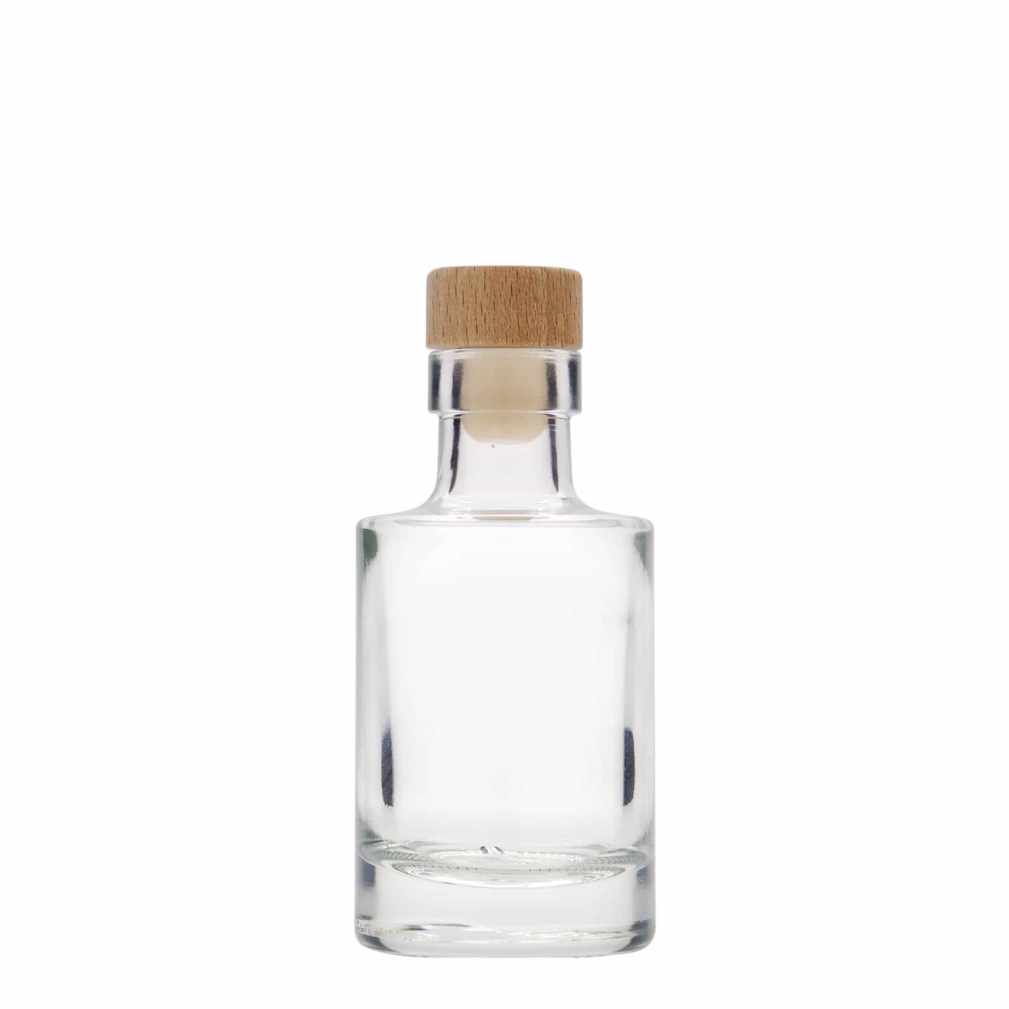 Botella de cristal de 100 ml 'Aventura', boca: corcho