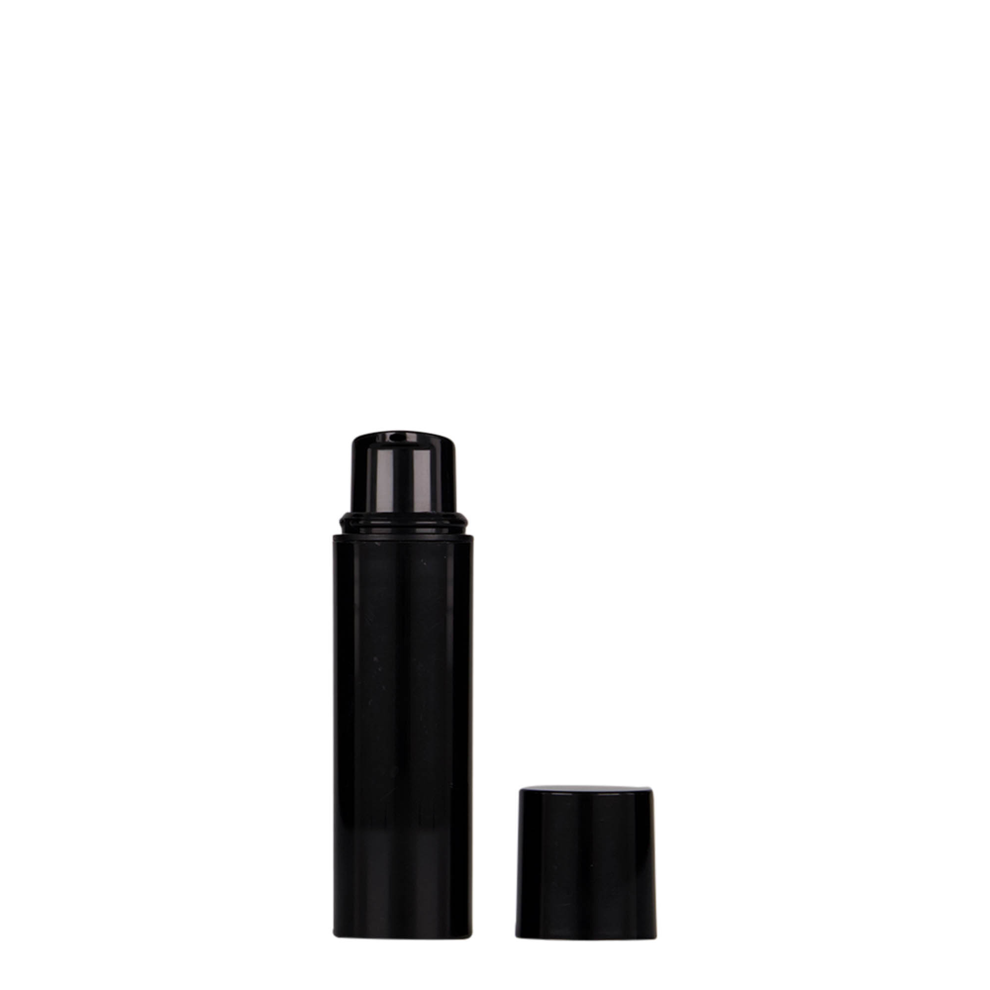 Dispensador airless de 10 ml 'Nano', plástico PP, negro Dispensador airless de 10 ml 'Nano', plástico PP, negro