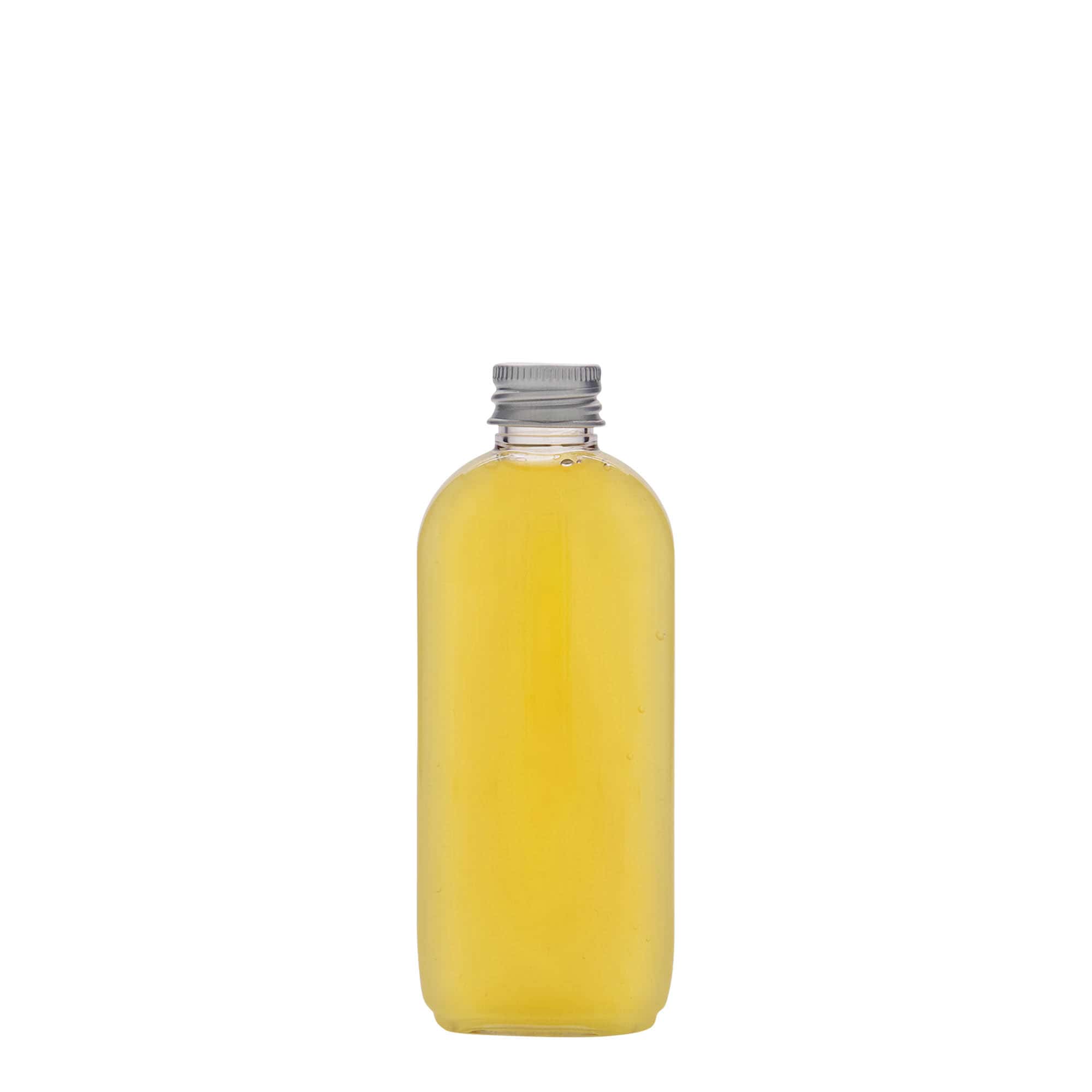 Botella PET de 100 ml 'Iris', ovalada, plástico, boca: 20/410