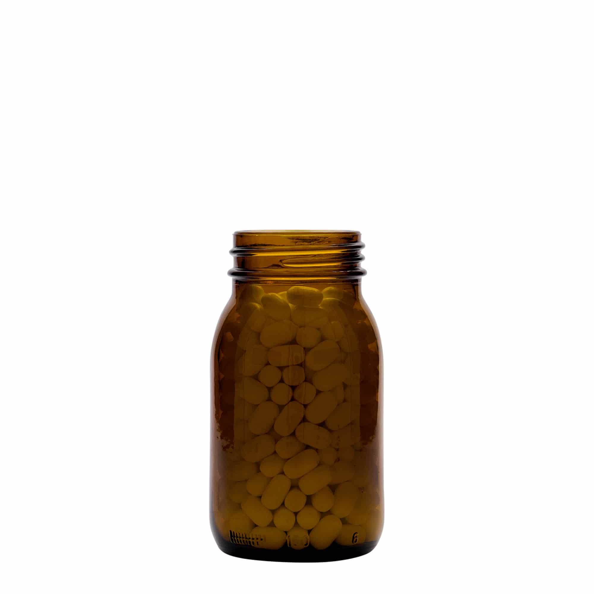 150 ml Frasco de cuello ancho, marrón, boca: DIN 45 150 ml Frasco de cuello ancho, marrón, boca: DIN 45
