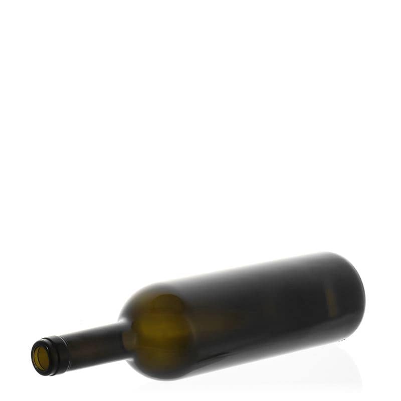 Botella de vino 'Golia' de 750 ml, verde antiguo, boca: corcho