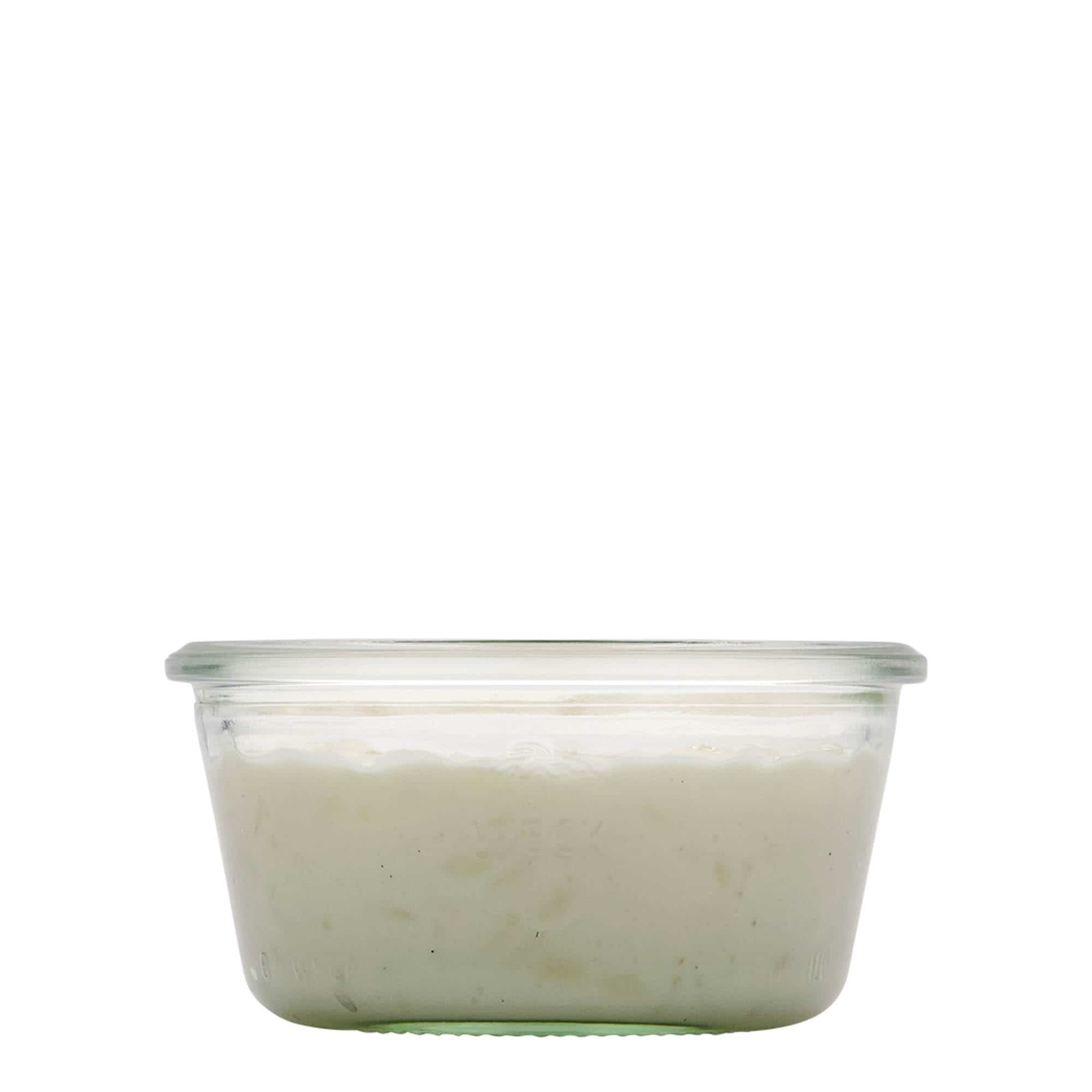 Tarro de vidrio cilíndrico WECK de 290 ml, boca: borde redondo