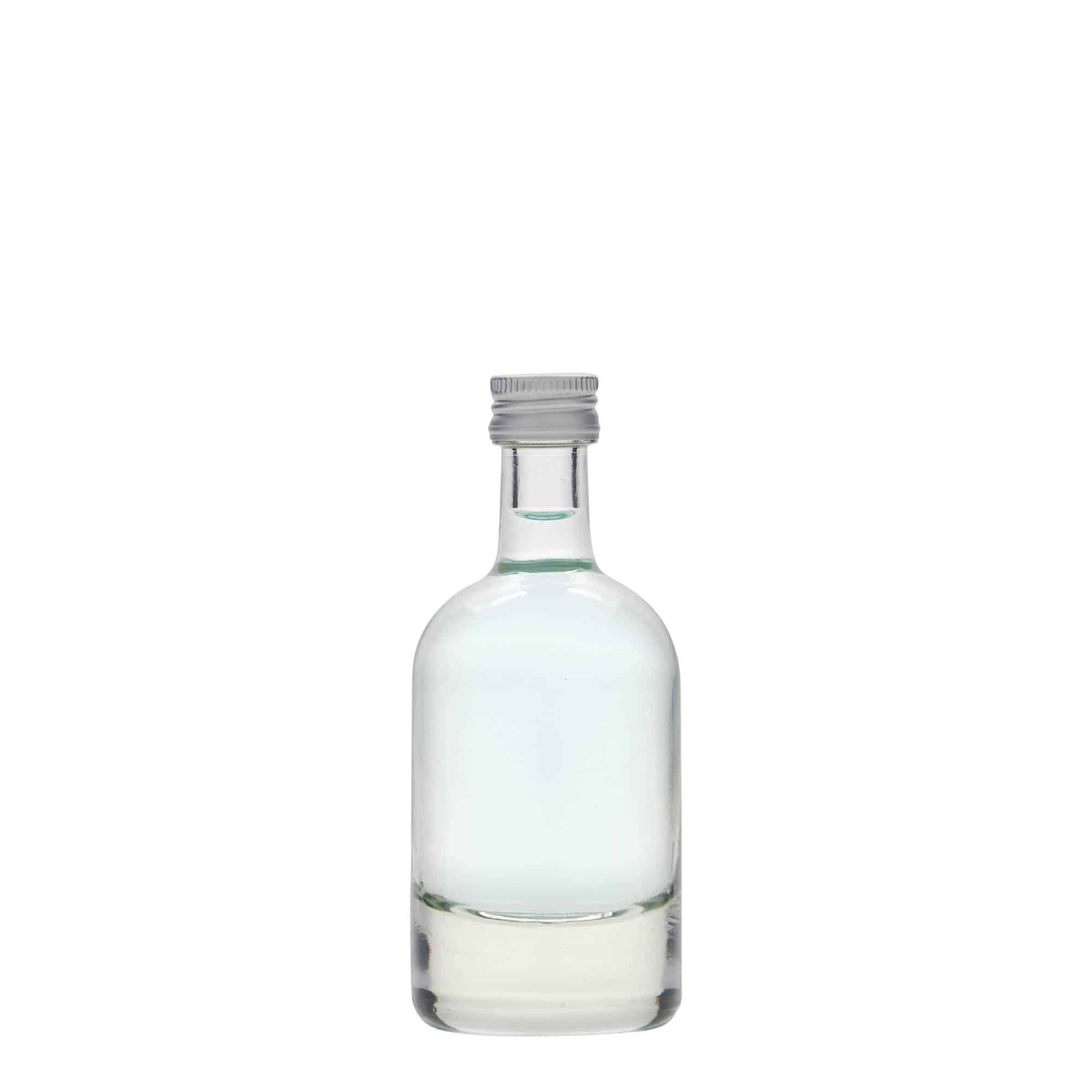 Botella de vidrio de 50 ml 'Linea Uno', boca: PP 18