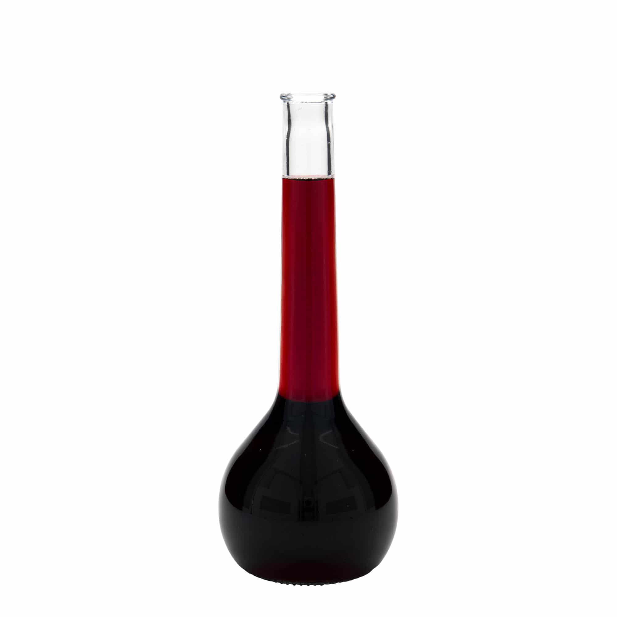 Botella de vidrio 'Tulipano' de 500 ml, boca: corcho