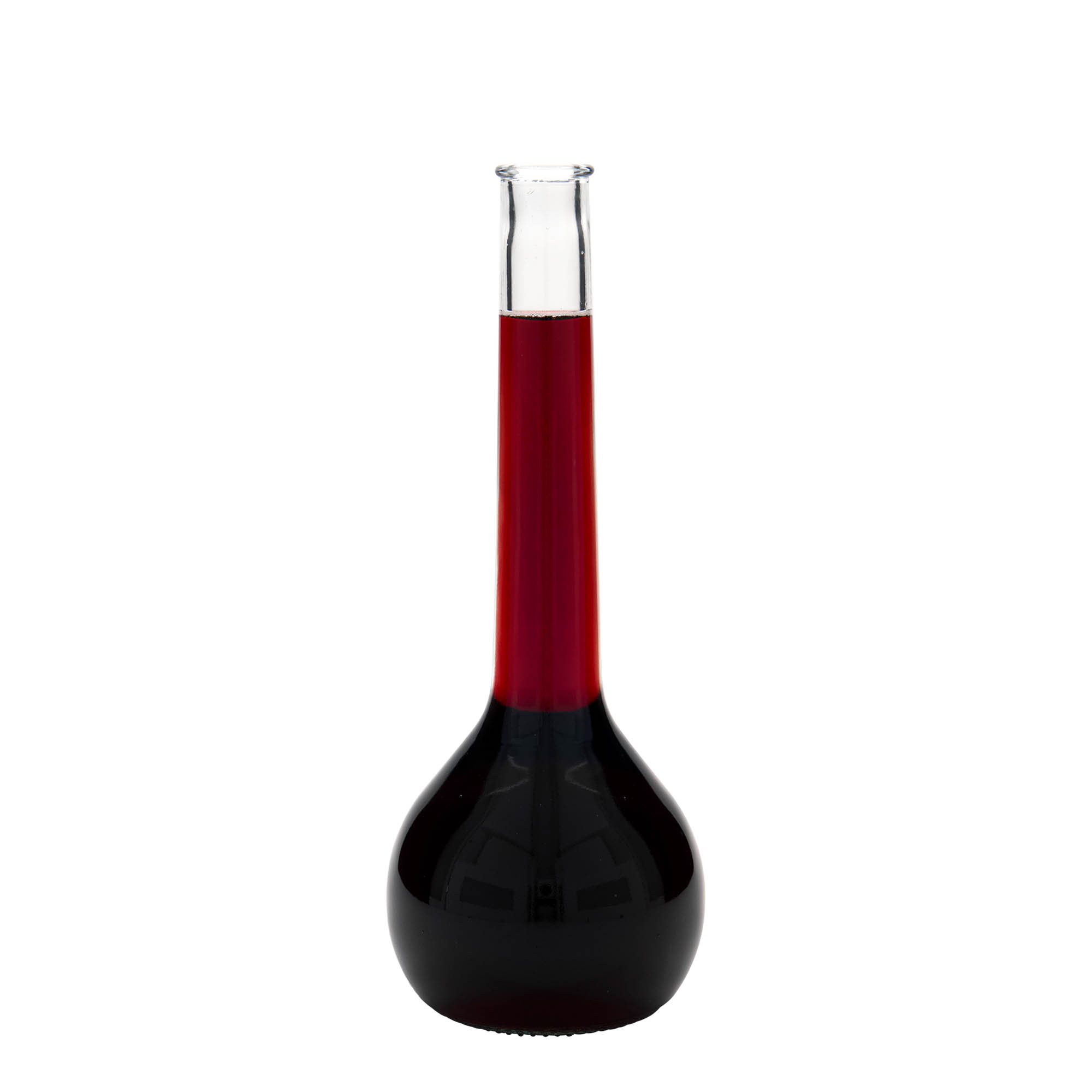 Botella de vidrio de 500 ml 'Tulipano', boca: corcho
