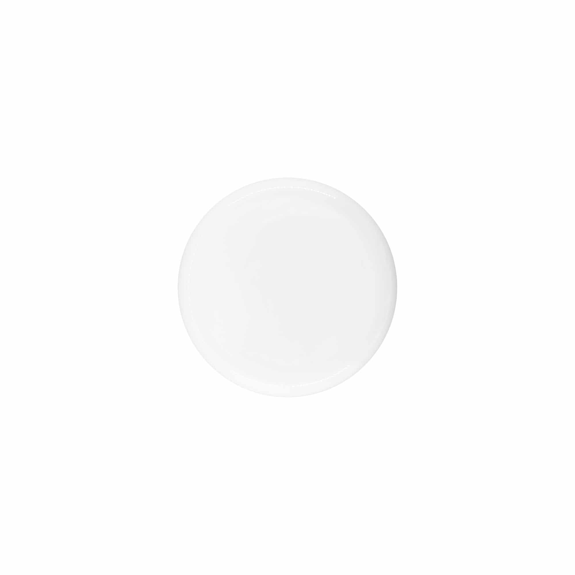 Tapa de rosca para 50 ml 'Bianca', plástico PP, blanco Tapa de rosca para 50 ml 'Bianca', plástico PP, blanco