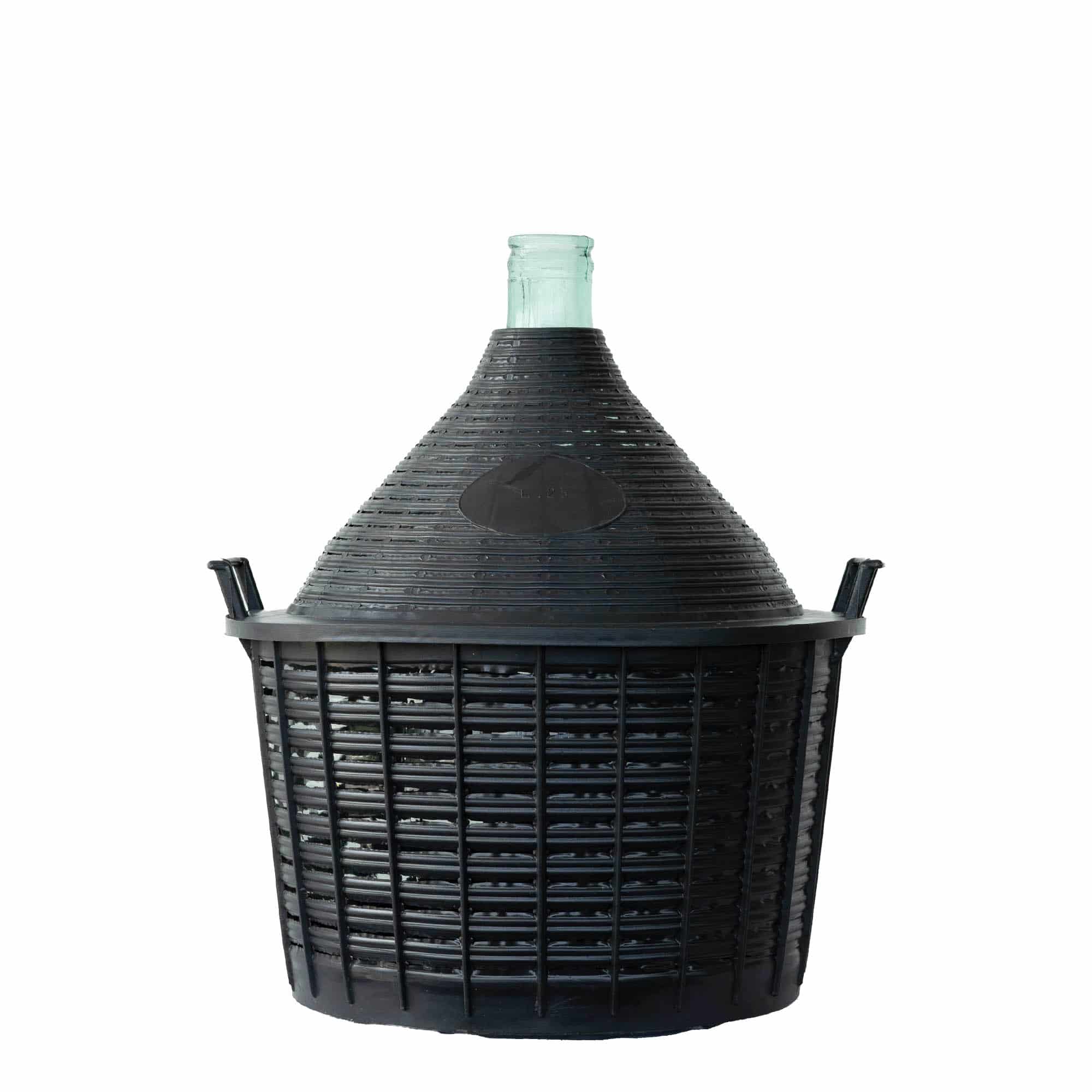Damajuana de cuello estrecho de 25 l, vidrio, boca: capuchón Damajuana de cuello estrecho de 25 l, vidrio, boca: capuchón