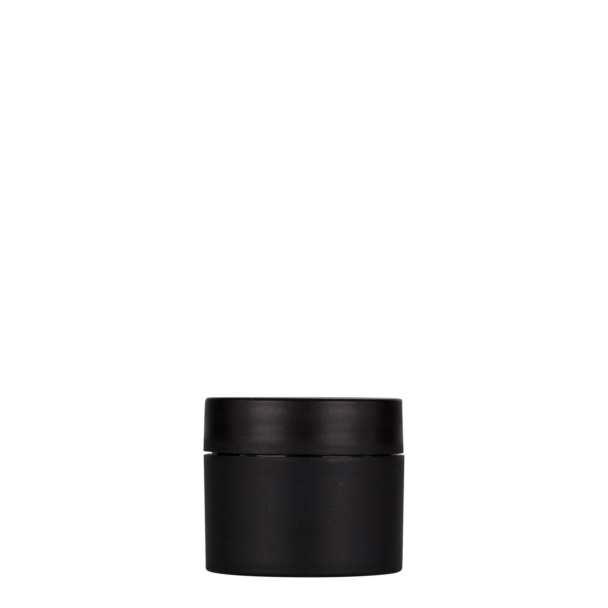30 ml bote de plástico 'Antonella', PP, negro, boca: cierre de rosca
