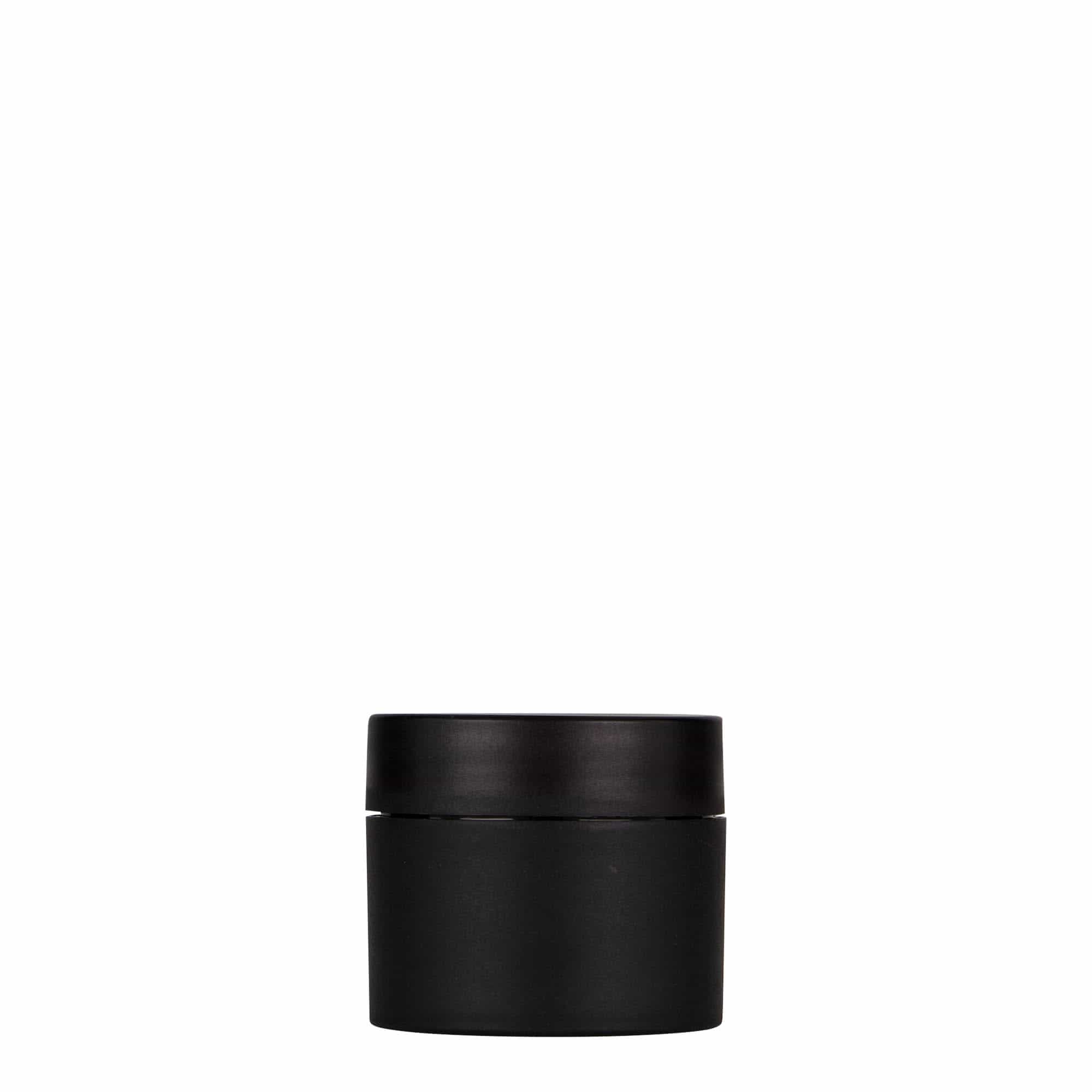 30 ml bote de plástico «Antonella», PP, negro, boca: cierre de rosca
