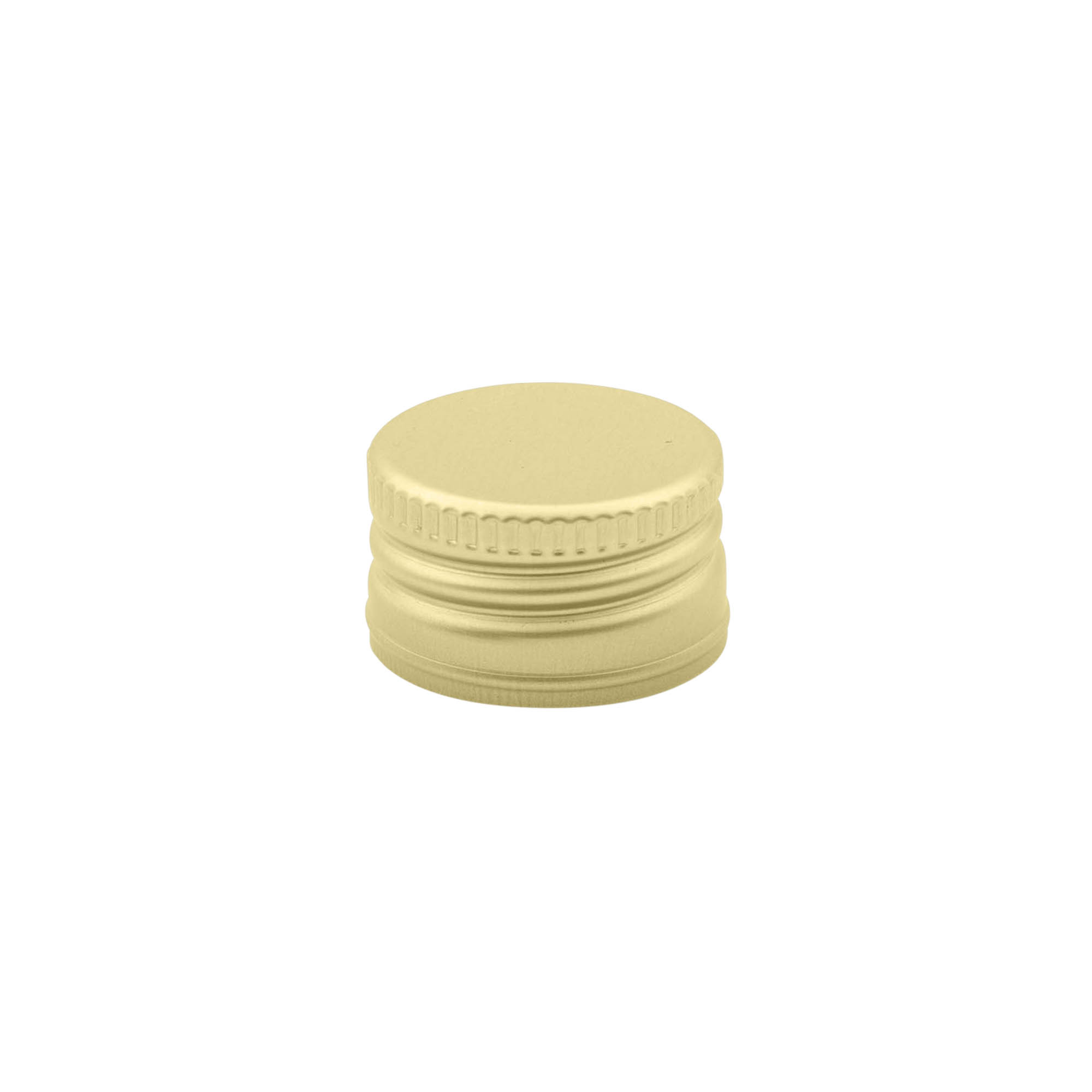 Tapón de rosca, metal, dorado, para boquilla: PP 28