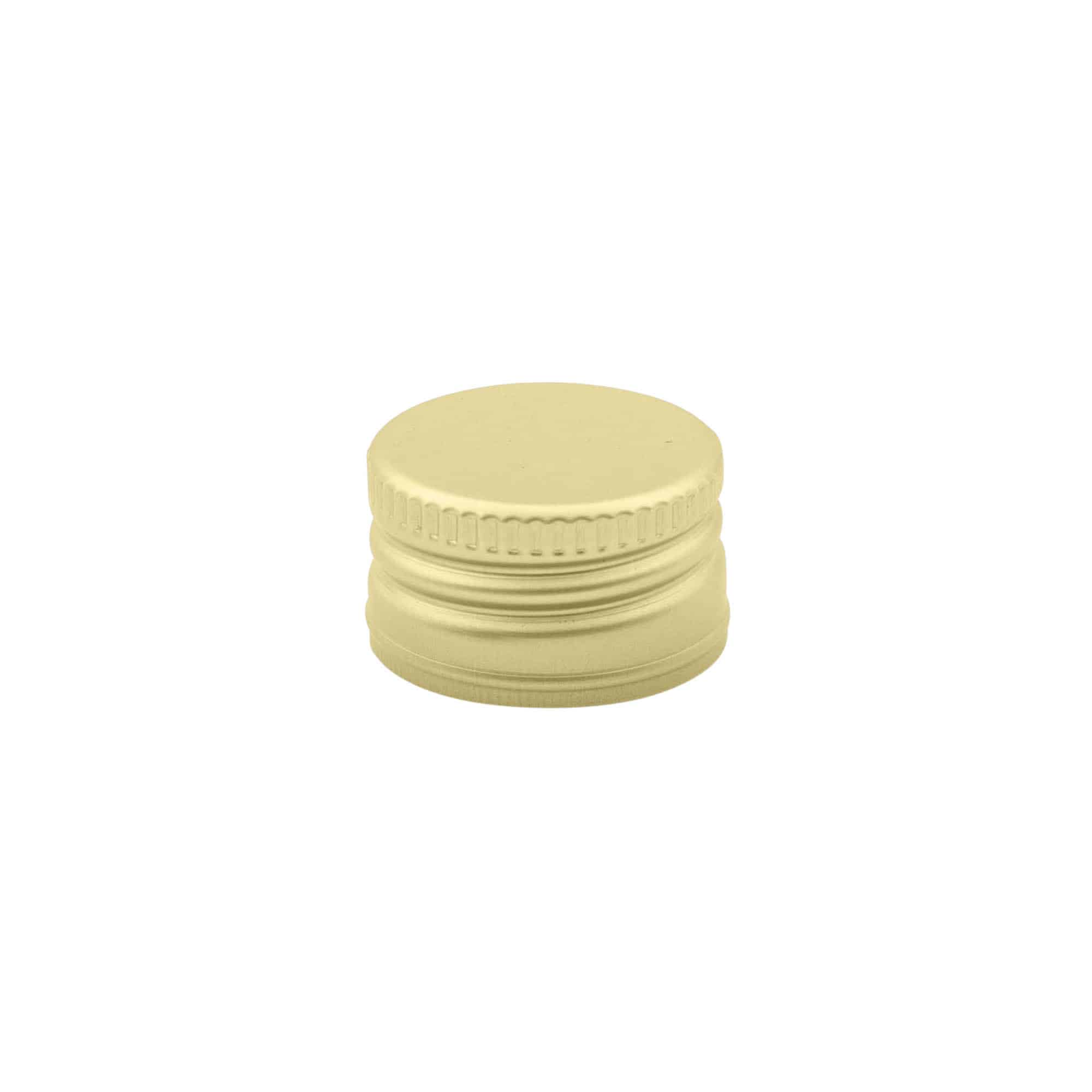 Tapón de rosca, metal, dorado, para boquilla: PP 28