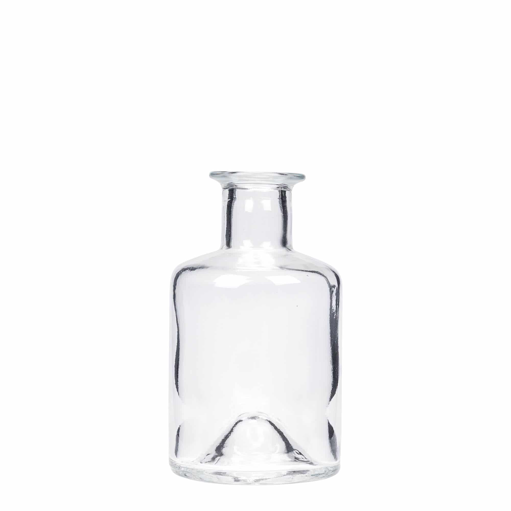 Botella de vidrio de farmacia de 200 ml, boca: corcho Botella de vidrio de farmacia de 200 ml, boca: corcho