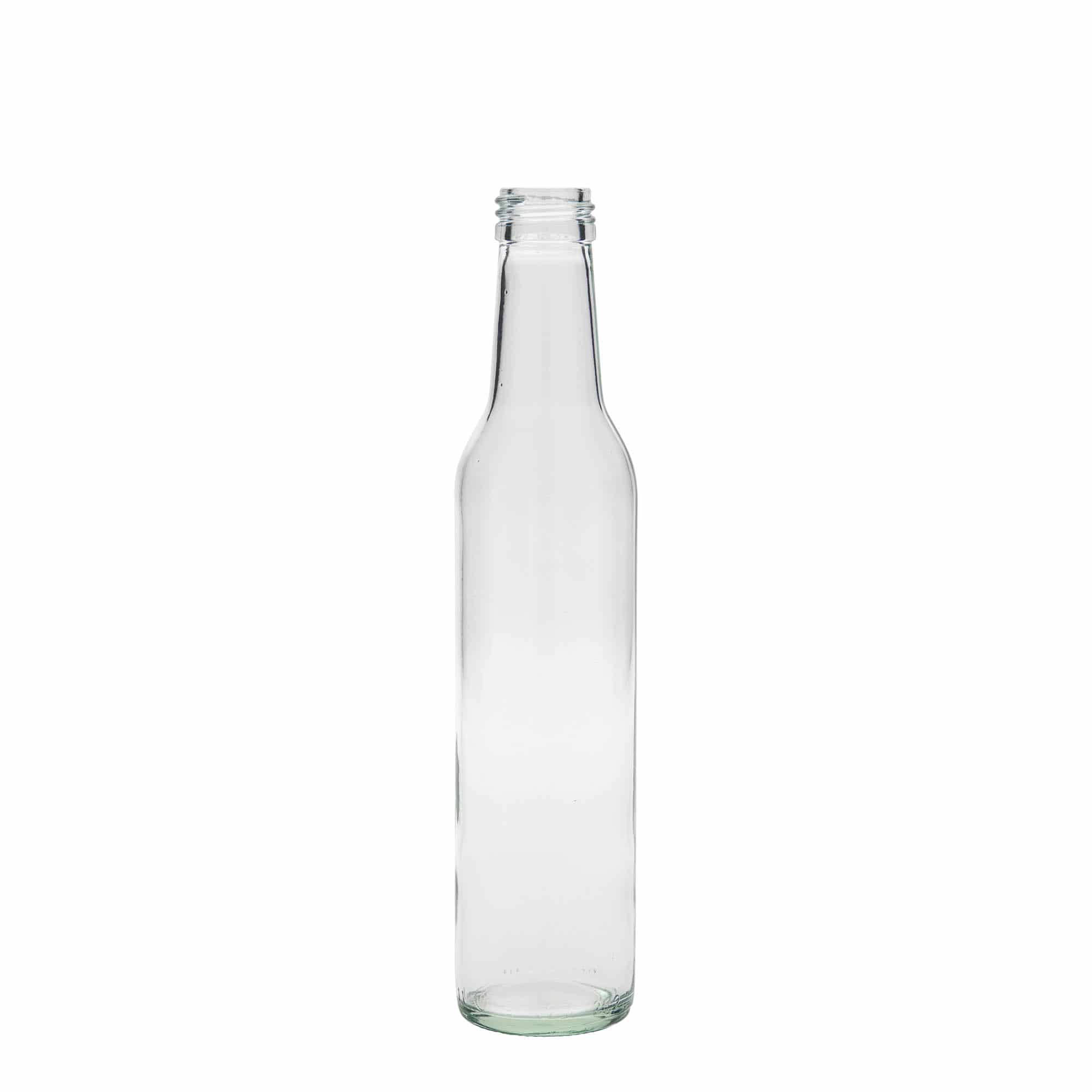 Botella de vidrio 'Cilindrica' de 250 ml, boca: PP 28 Botella de vidrio 'Cilindrica' de 250 ml, boca: PP 28