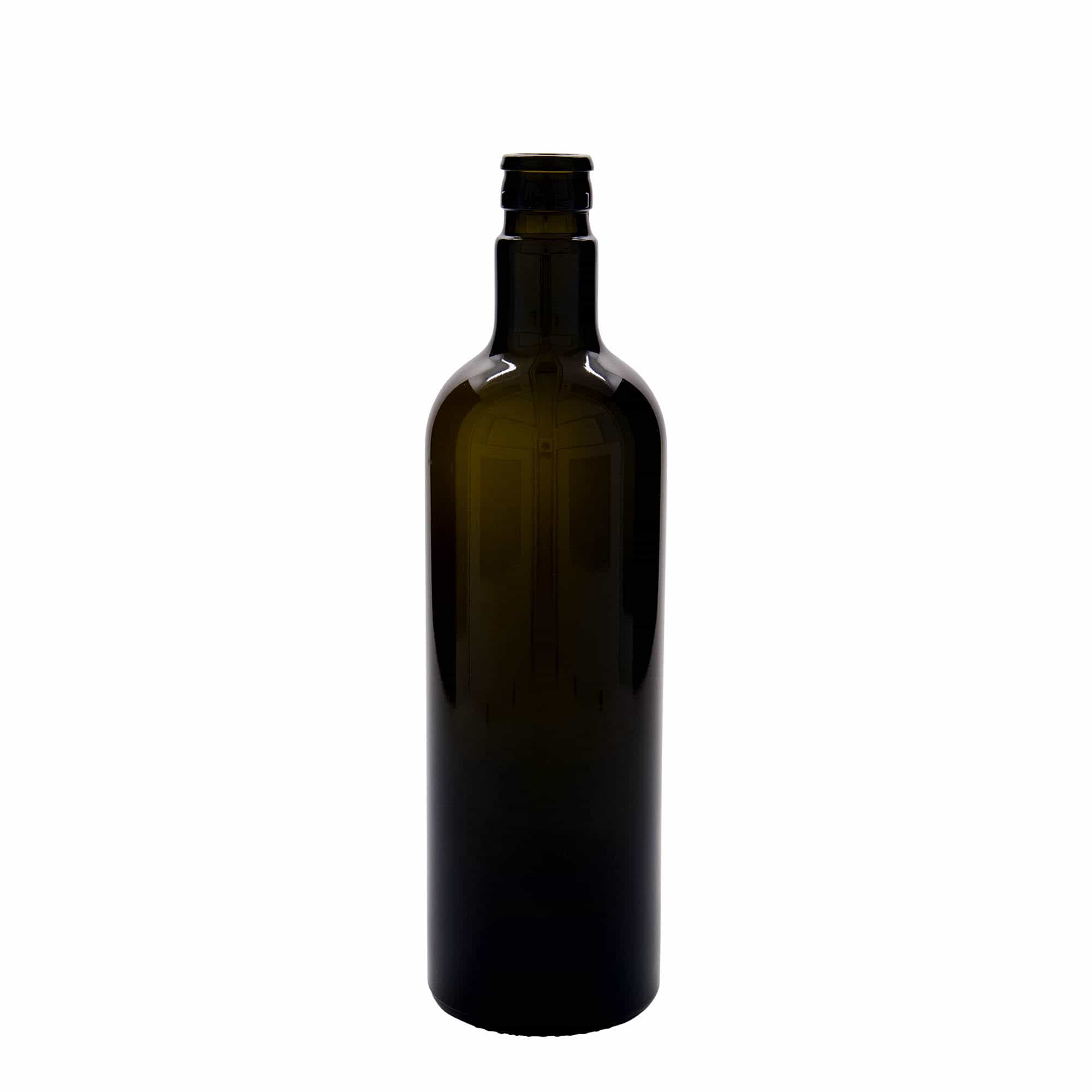Aceitera/vinagrera 'Willy New' de 750 ml, vidrio, verde antiguo, boca: DOP Aceitera/vinagrera 'Willy New' de 750 ml, vidrio, verde antiguo, boca: DOP