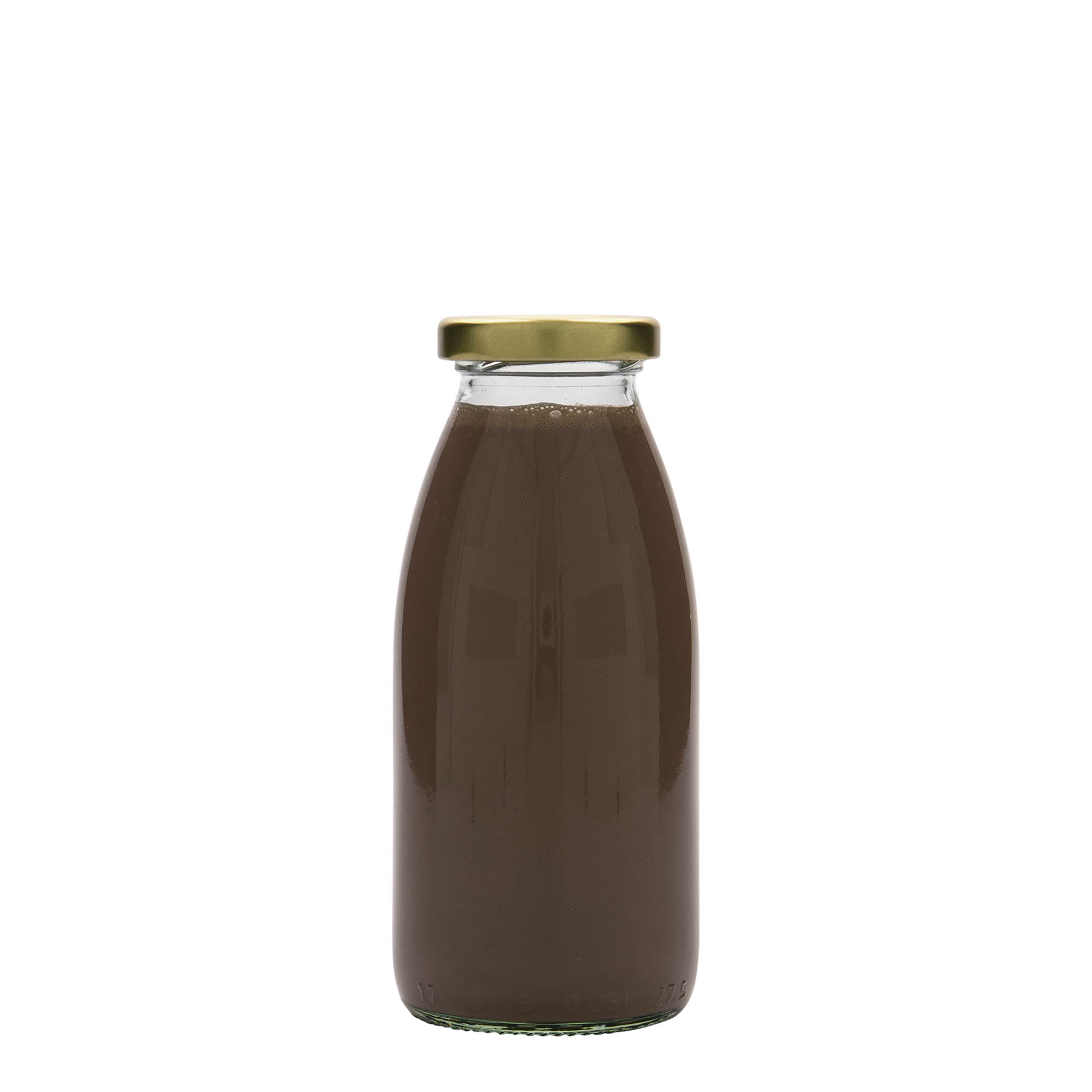 Botella de vidrio de 250 ml Vroni #, boca: Twist-Off (TO 43)