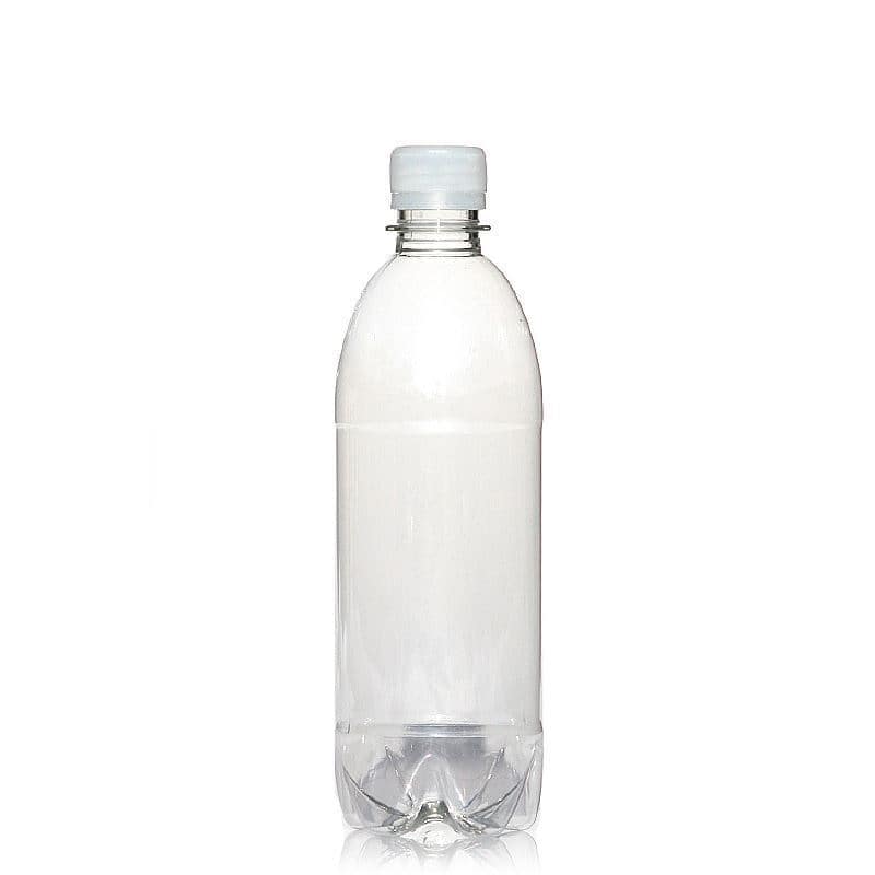 Botella de PET 'Universal' de 500 ml, plástico, boca: PCO28
